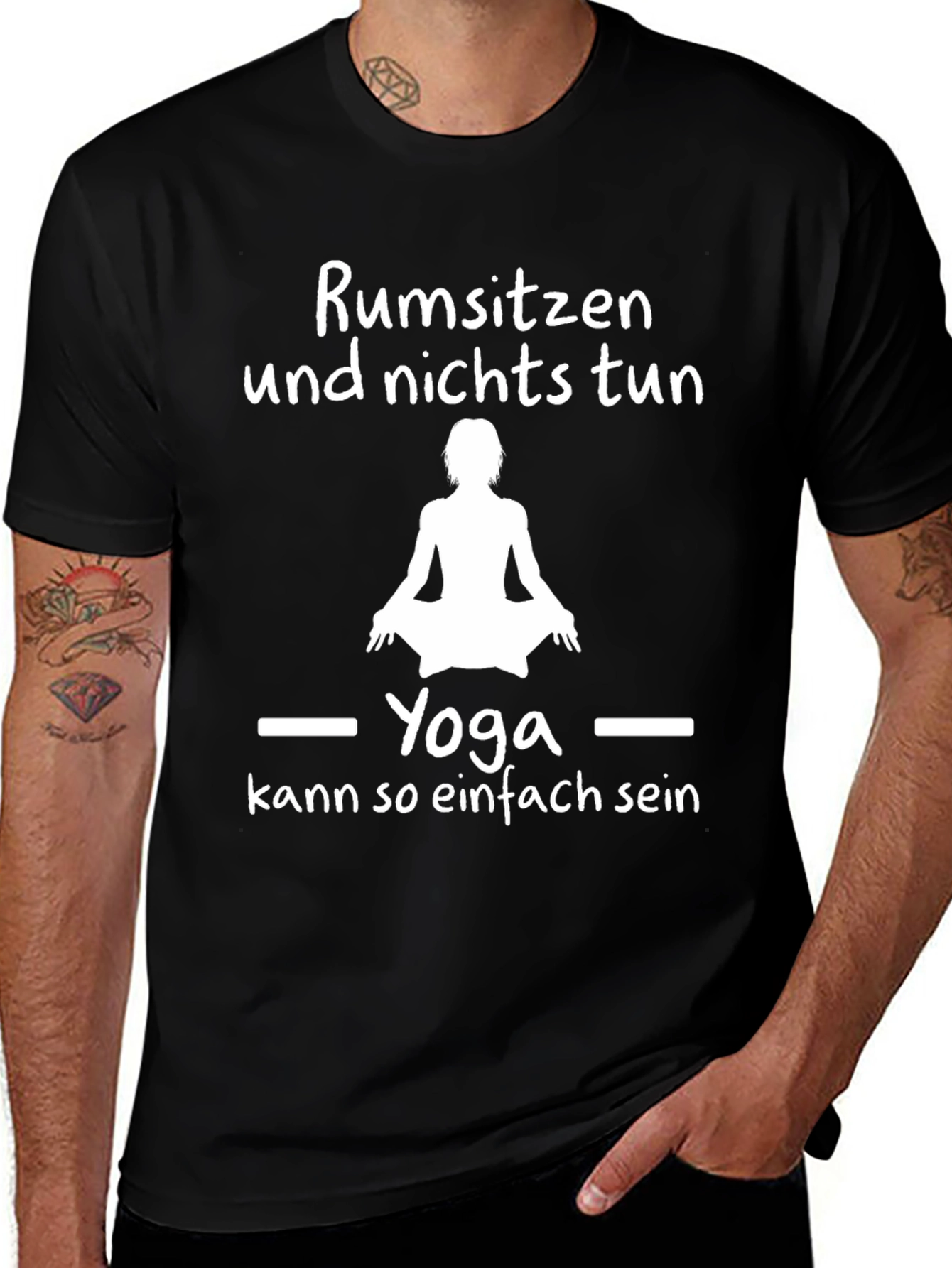 Yoga Meditation Graphic Tee - Relax and Unwind