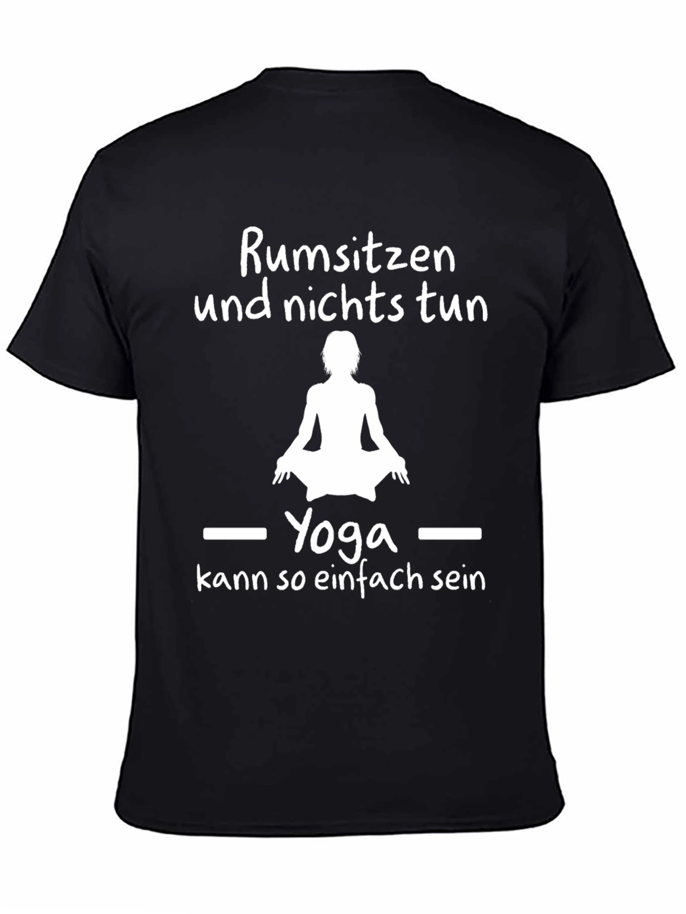 Yoga Meditation Graphic Tee - Relax and Unwind