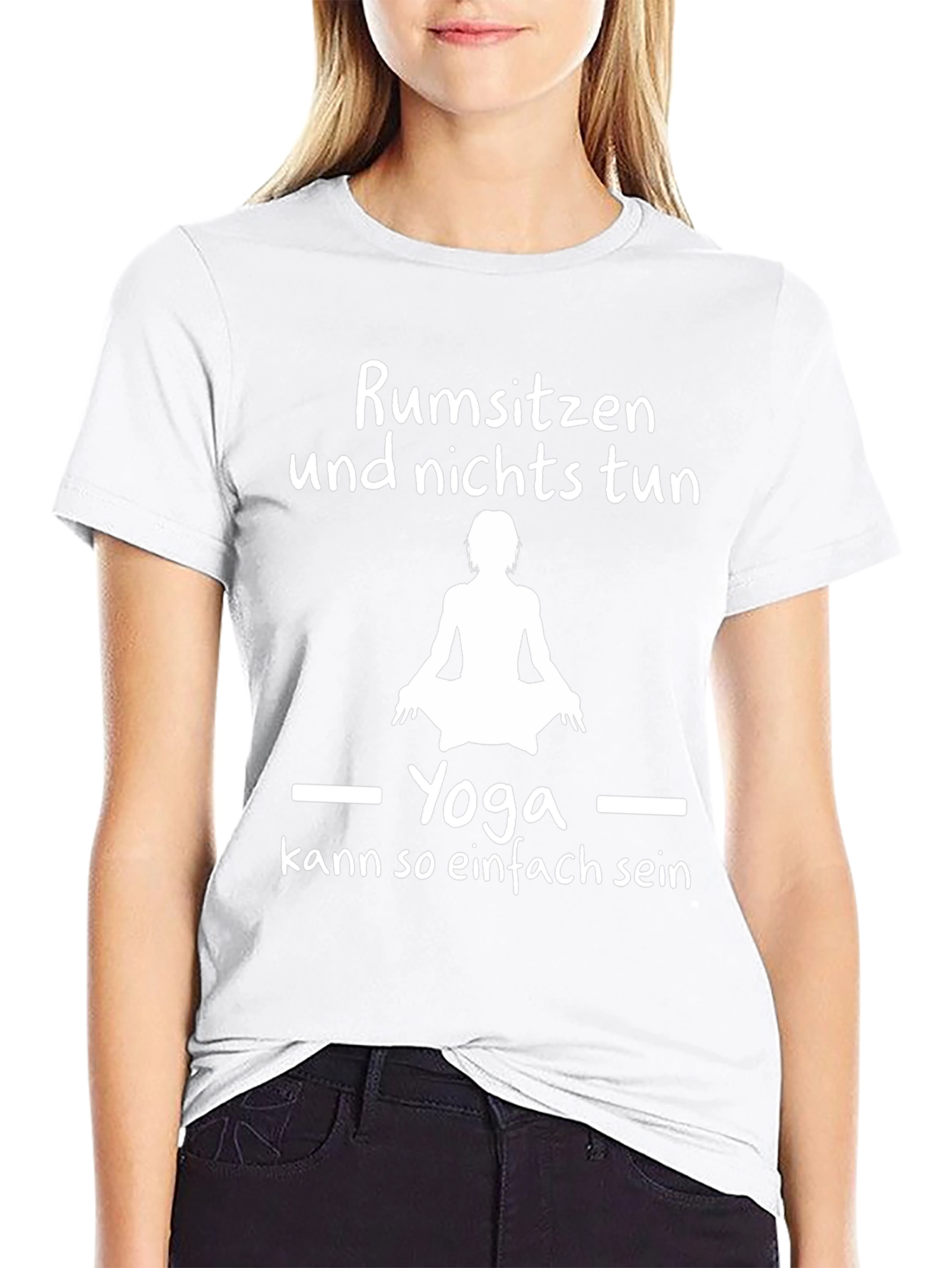 Yoga Meditation Graphic Tee - Relax and Unwind