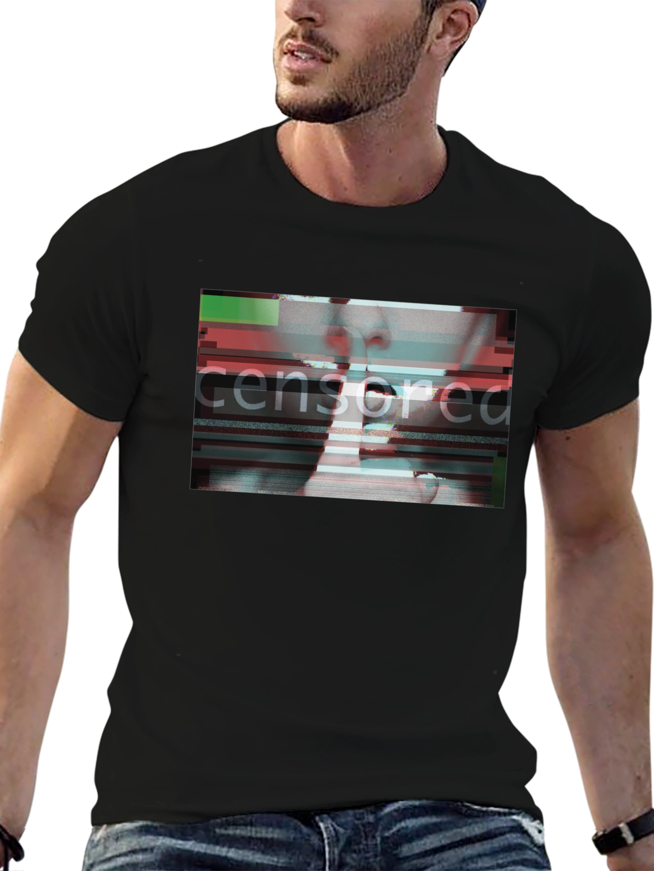 Censored Graphic T-Shirt - Edgy Streetwear Tee