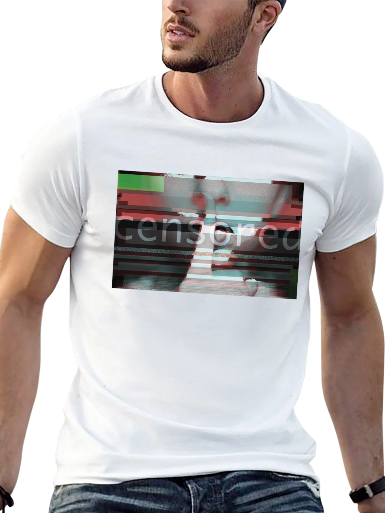 Censored Graphic T-Shirt - Edgy Streetwear Tee