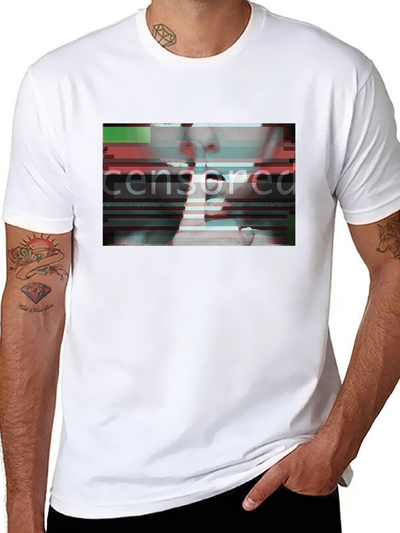 Censored Graphic T-Shirt - Edgy Streetwear Tee
