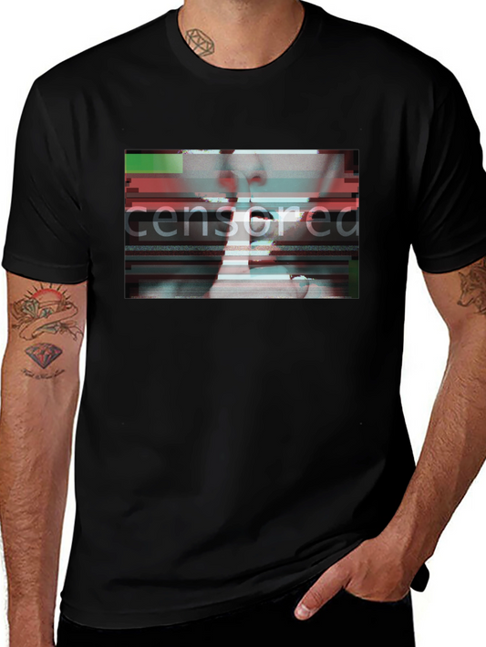 Censored Graphic T-Shirt - Edgy Streetwear Tee