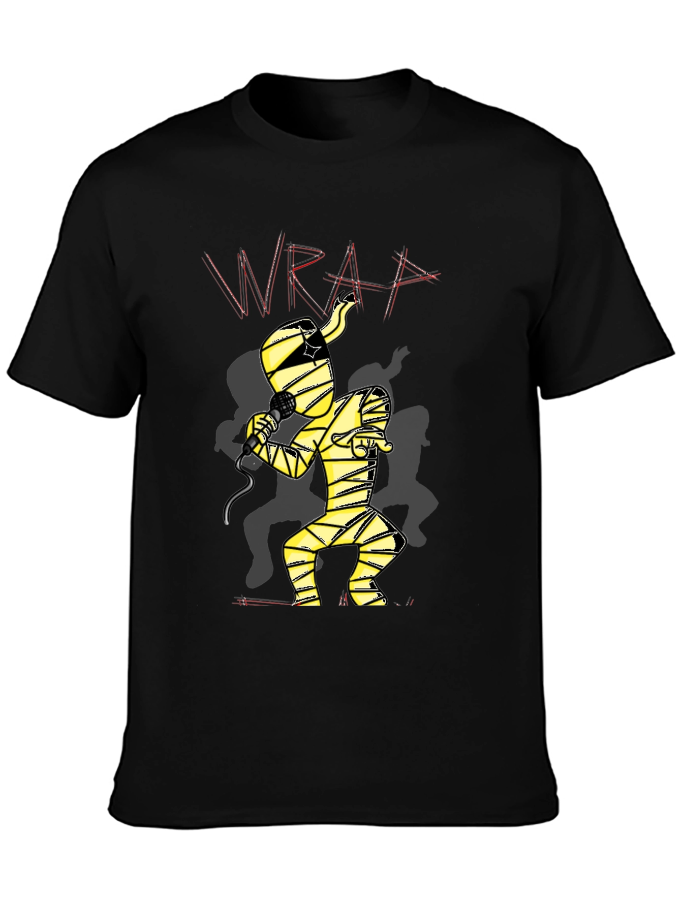 Wrap Mummy Rapper Graphic Tee
