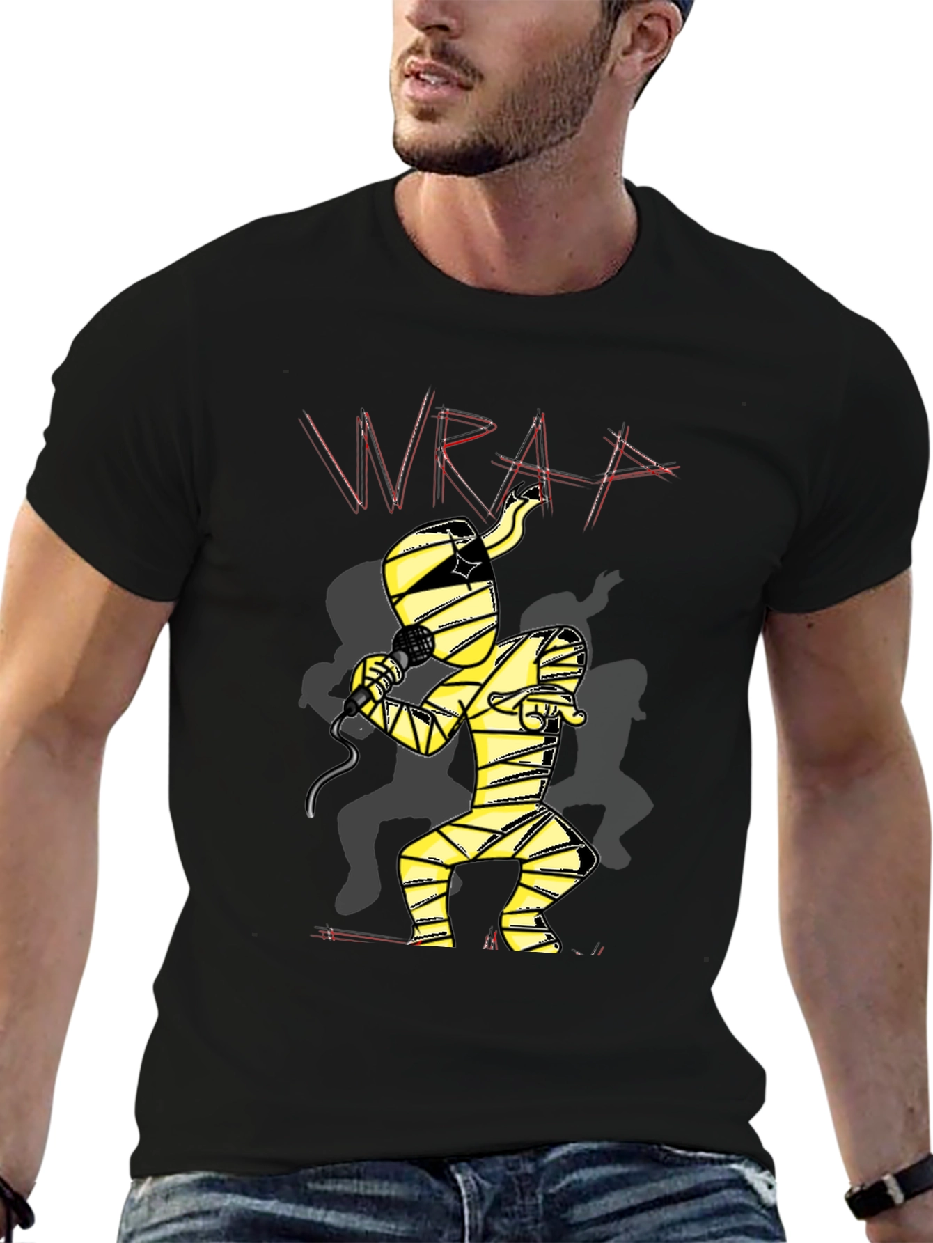 Wrap Mummy Rapper Graphic Tee