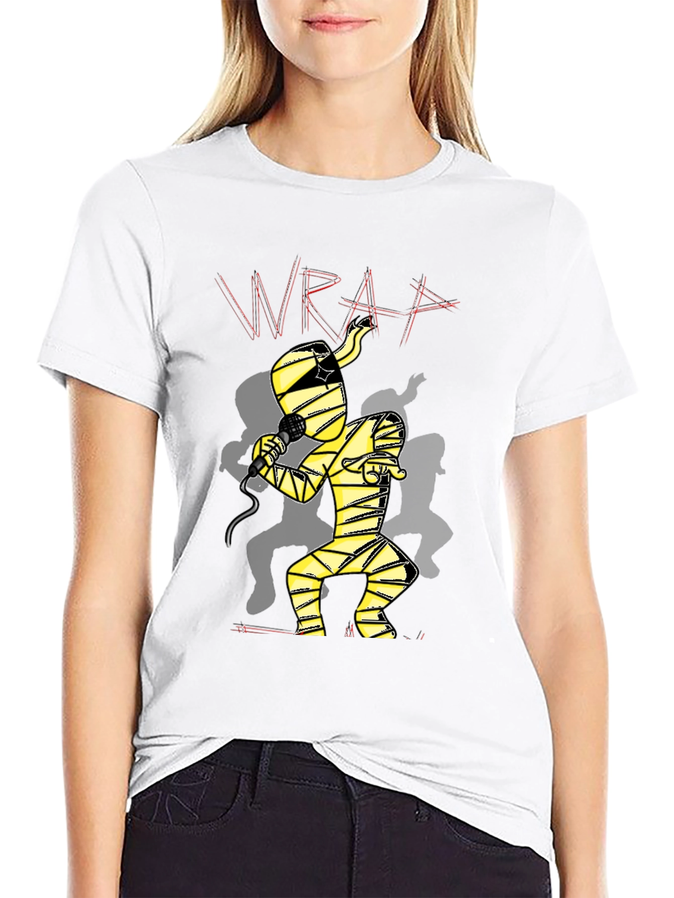Wrap Mummy Rapper Graphic Tee