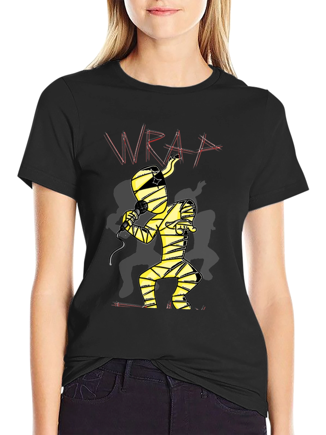 Wrap Mummy Rapper Graphic Tee