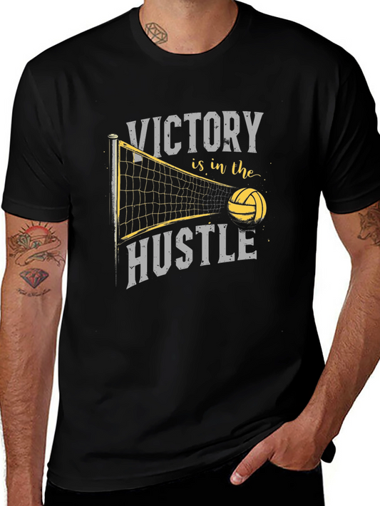Victory is in the Hustle Volleyball T-Shirt