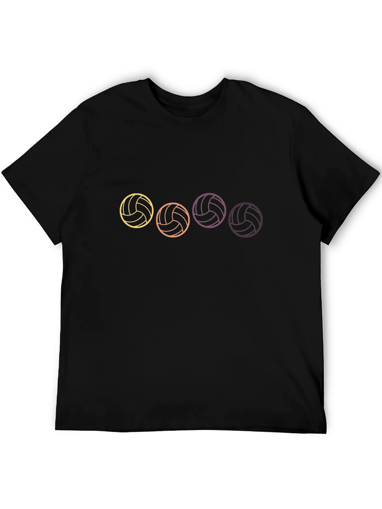 Volleyball Graphic T-Shirt - Sporty Style