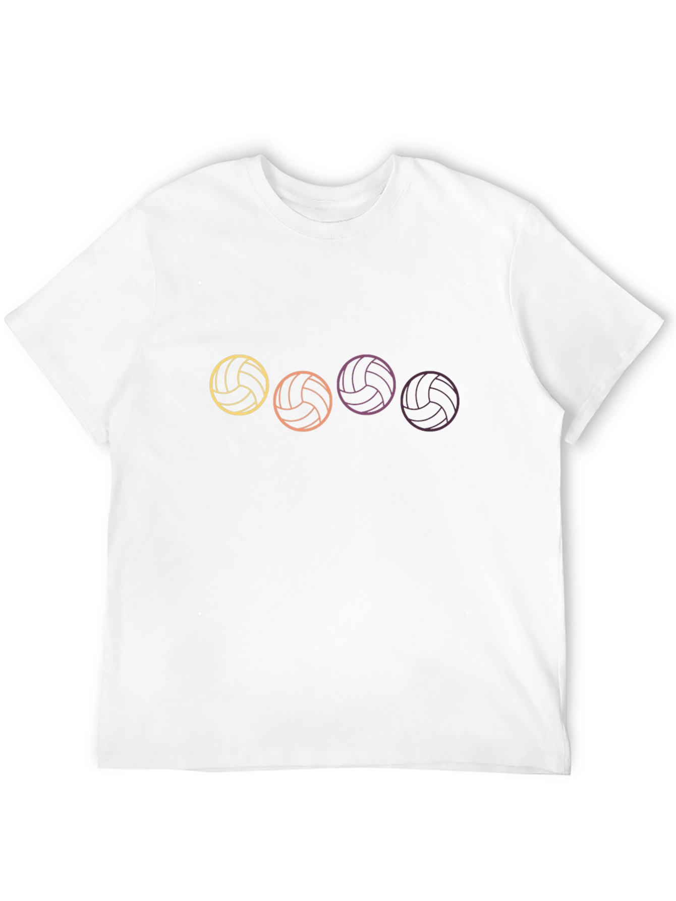Volleyball Graphic T-Shirt - Sporty Style