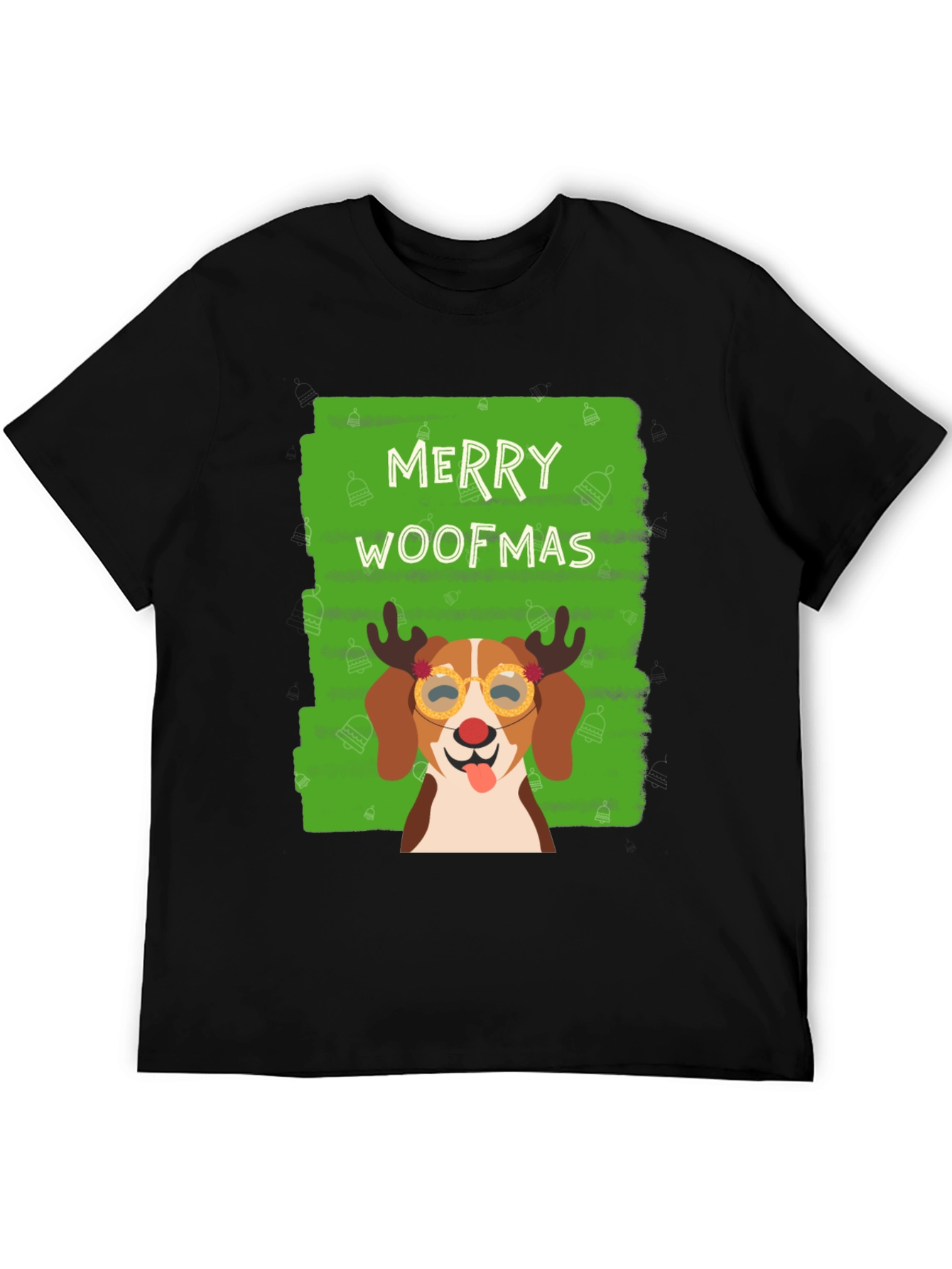 Merry Woofmas Dog Christmas Graphic Tee