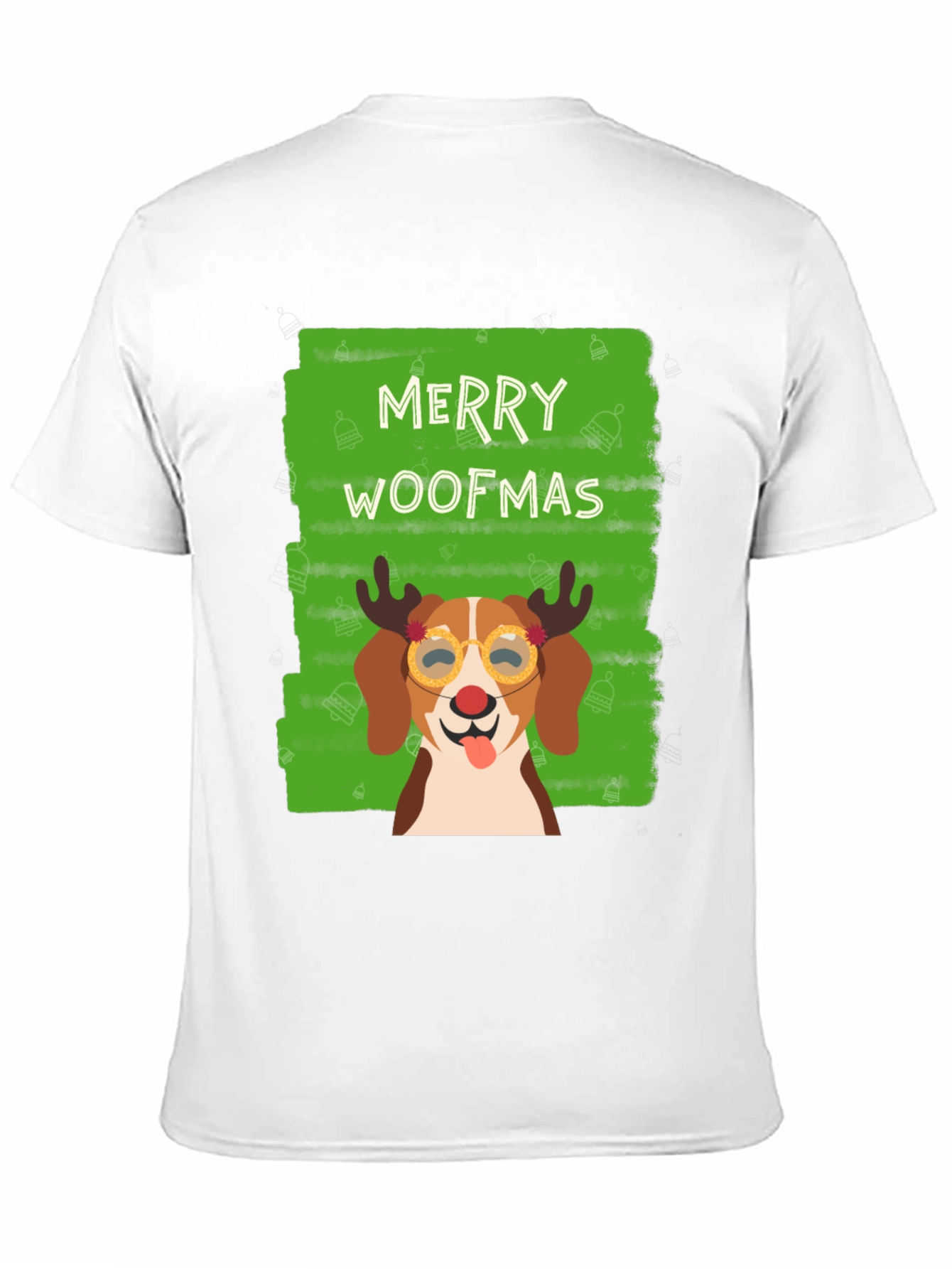 Merry Woofmas Dog Christmas Graphic Tee