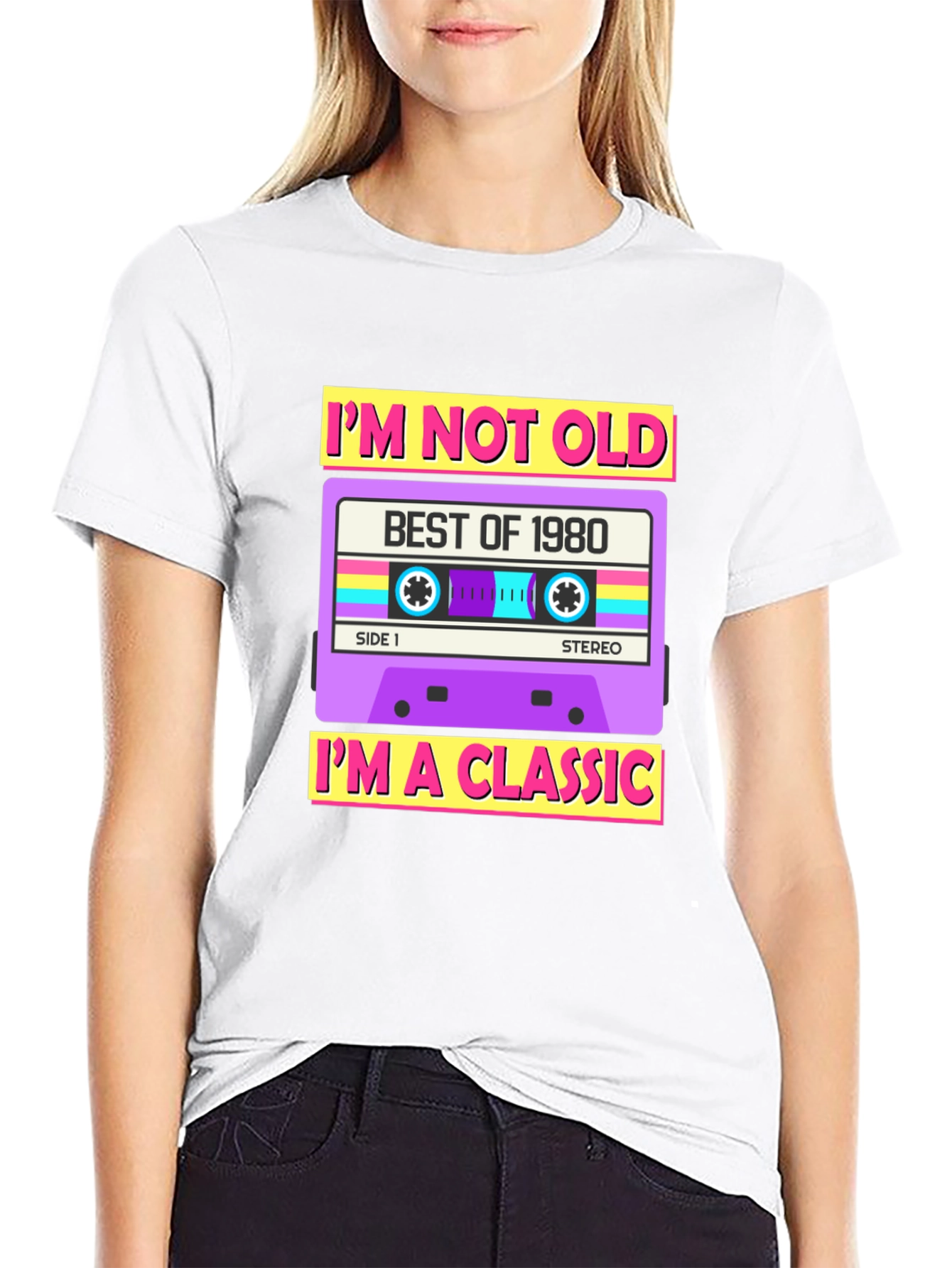 Im Not Old Im A Classic 1980 Cassette T-Shirt
