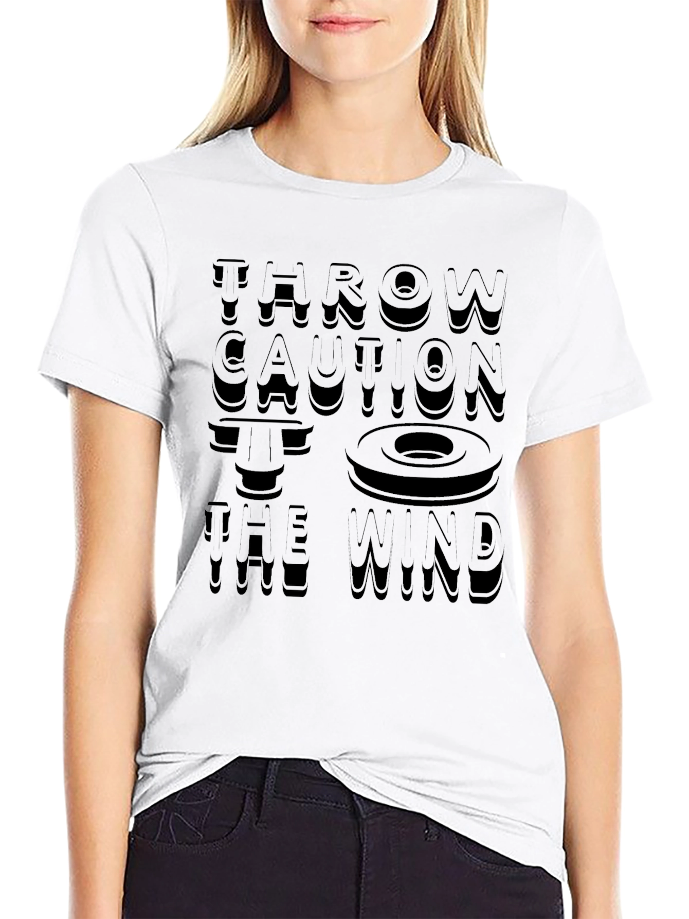Throw Caution to the Wind Graphic T-Shirt