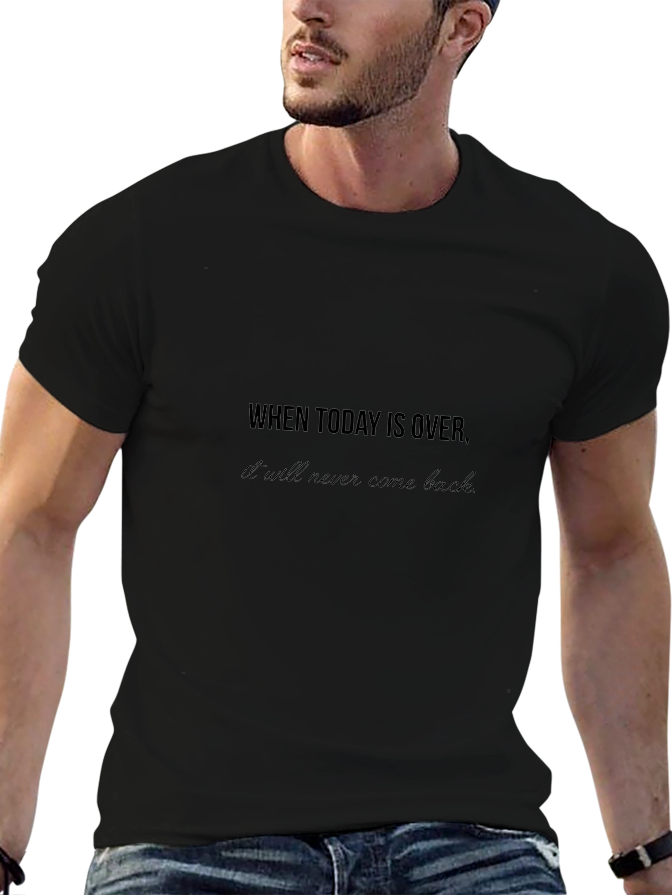 When Today Is Over T-Shirt | Motivational Graphic Tee | Inspirational Quote Shirt | Positive Mindset Tee | Gift Idea | Free Shipping $50+