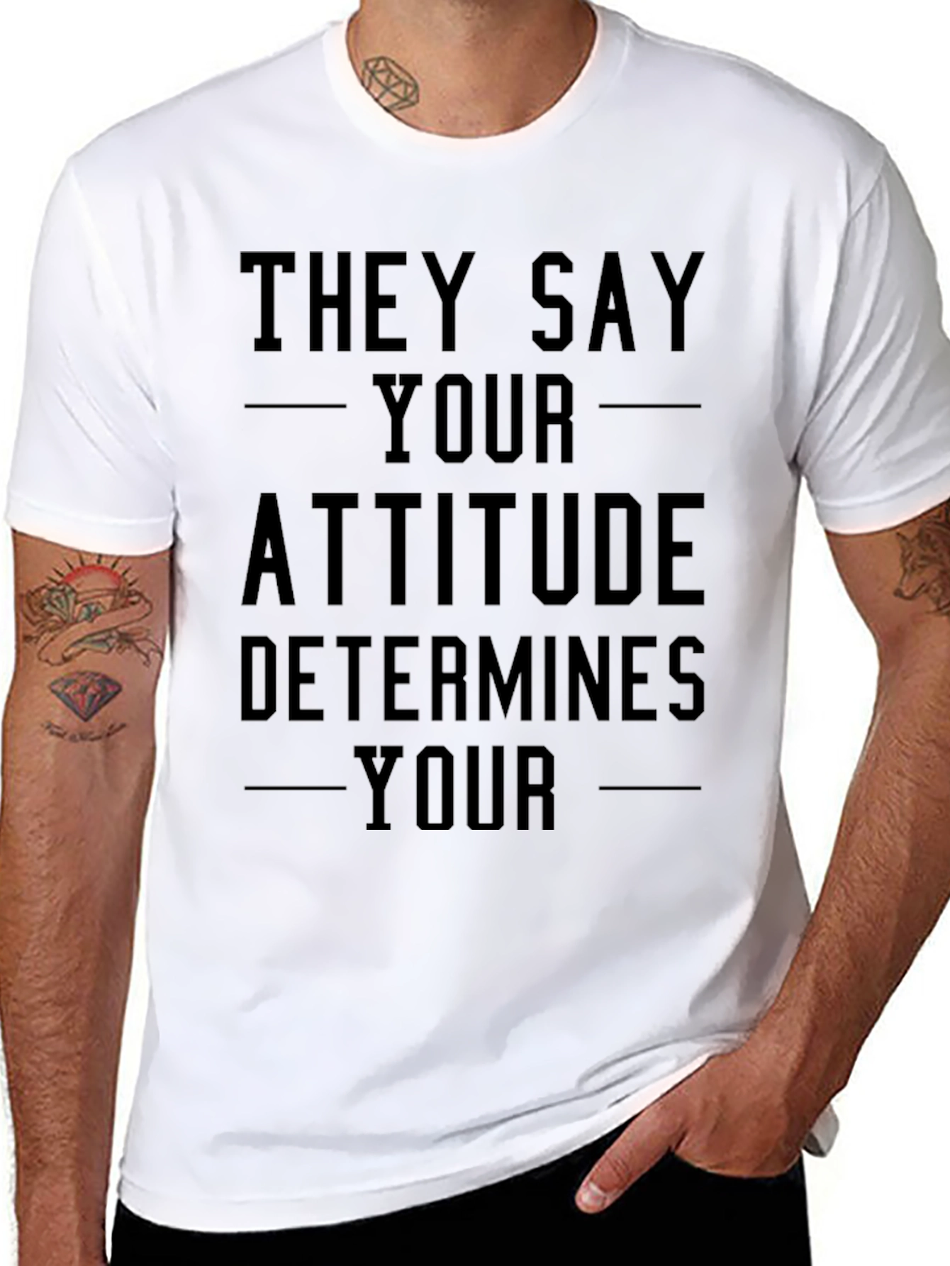 Attitude Determines Your Outcome T-Shirt