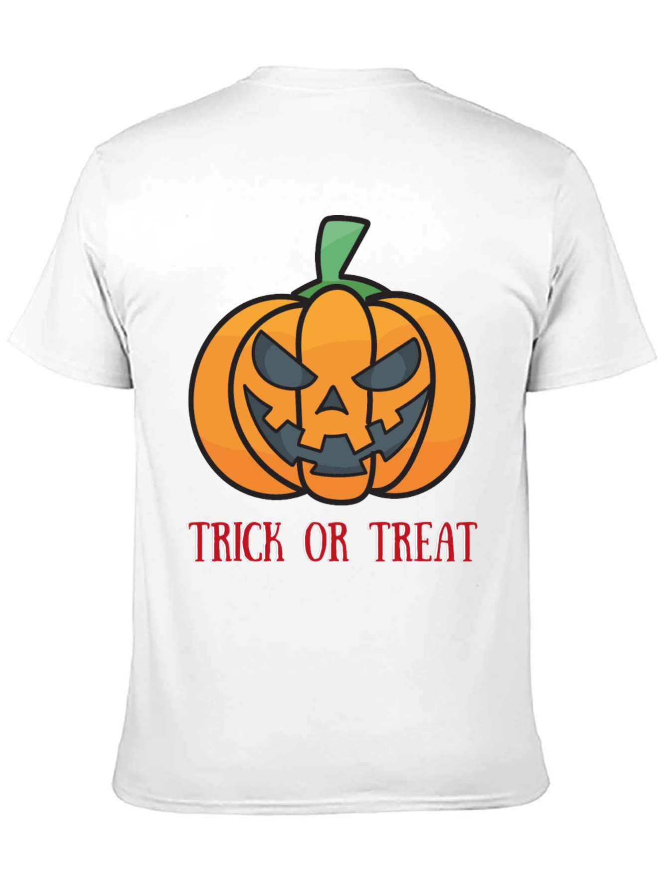 Halloween Pumpkin Trick or Treat Black T-Shirt