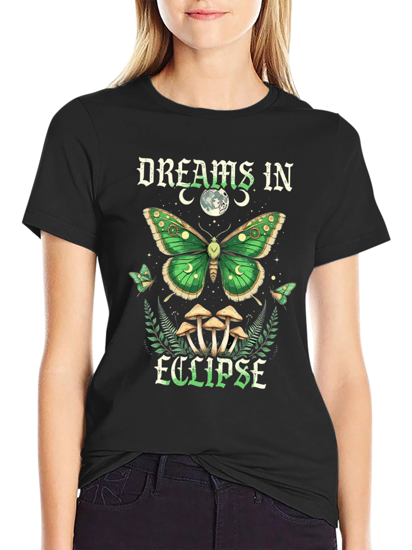 Dreams in Eclipse Graphic T-Shirt