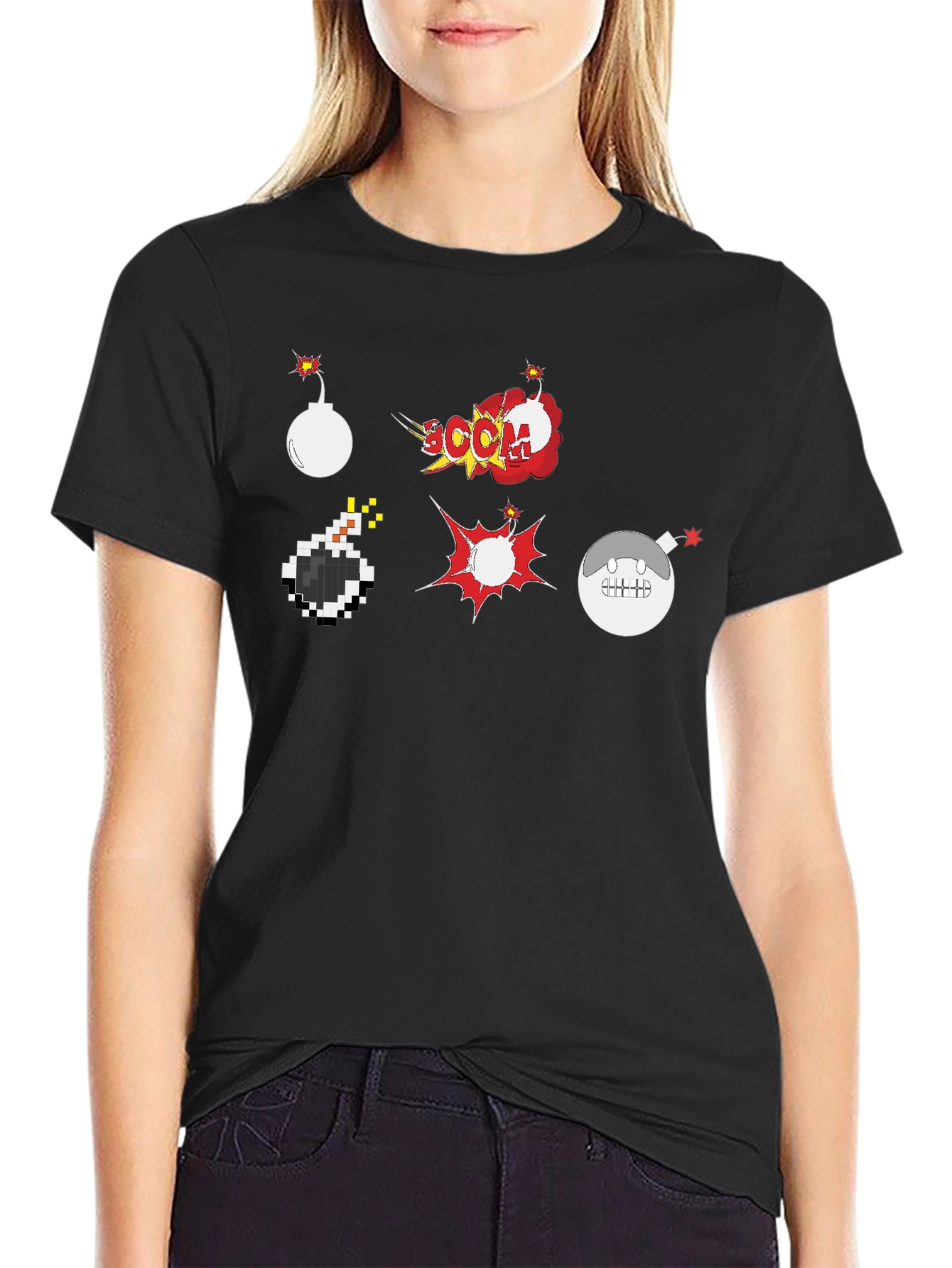 Boom Graphic Tee - Fun & Explosive Design!