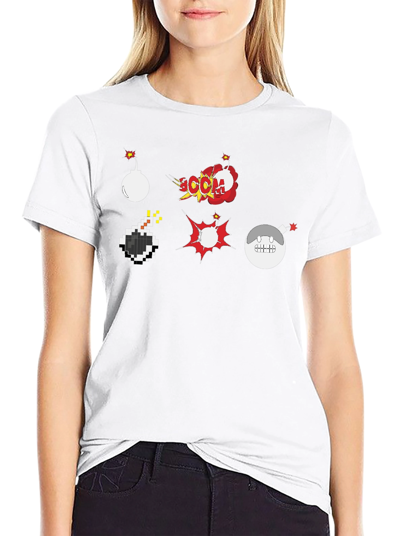 Boom Graphic Tee - Fun & Explosive Design!
