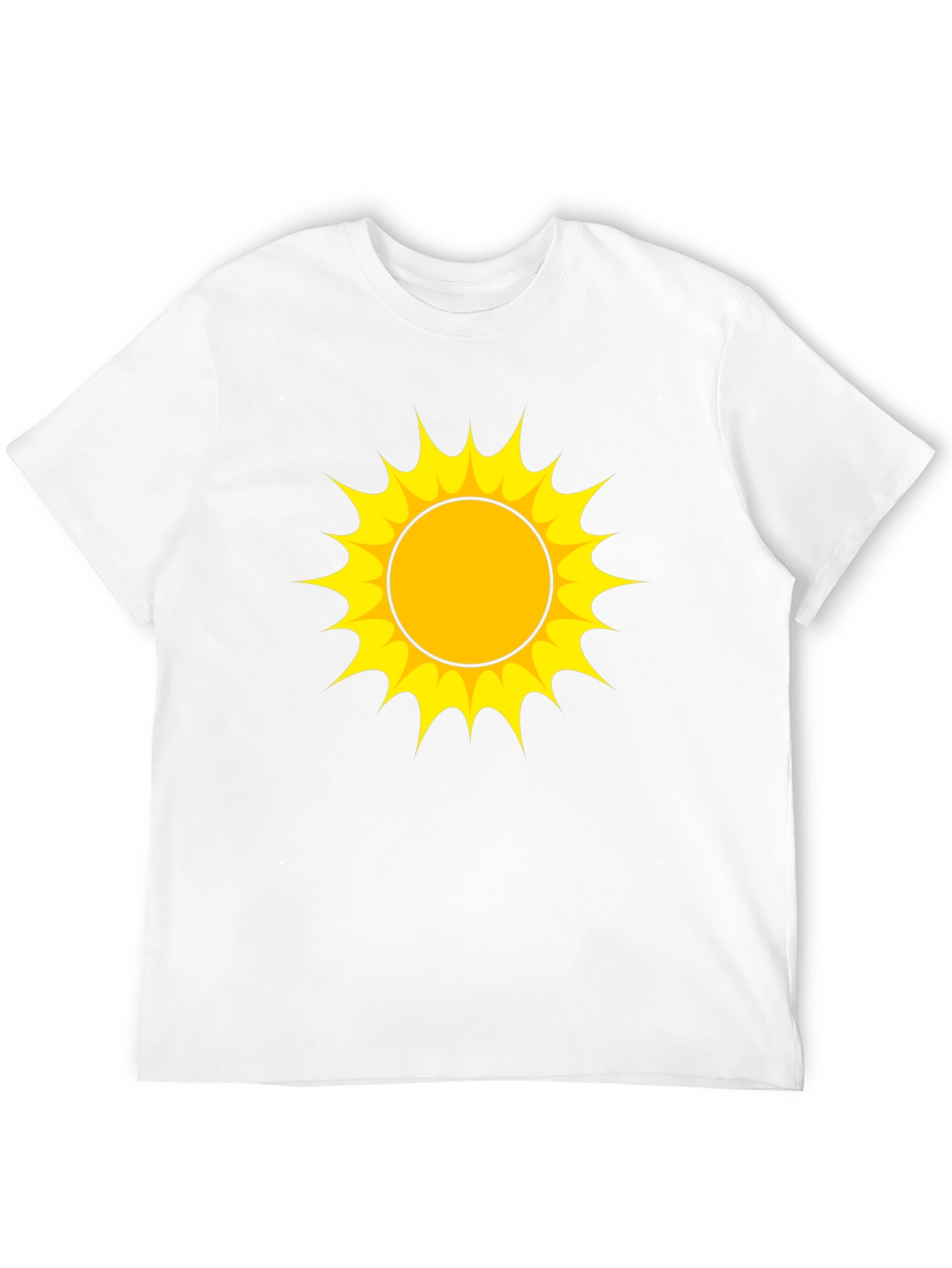 Sunny Graphic Tee - Black Cotton T-Shirt
