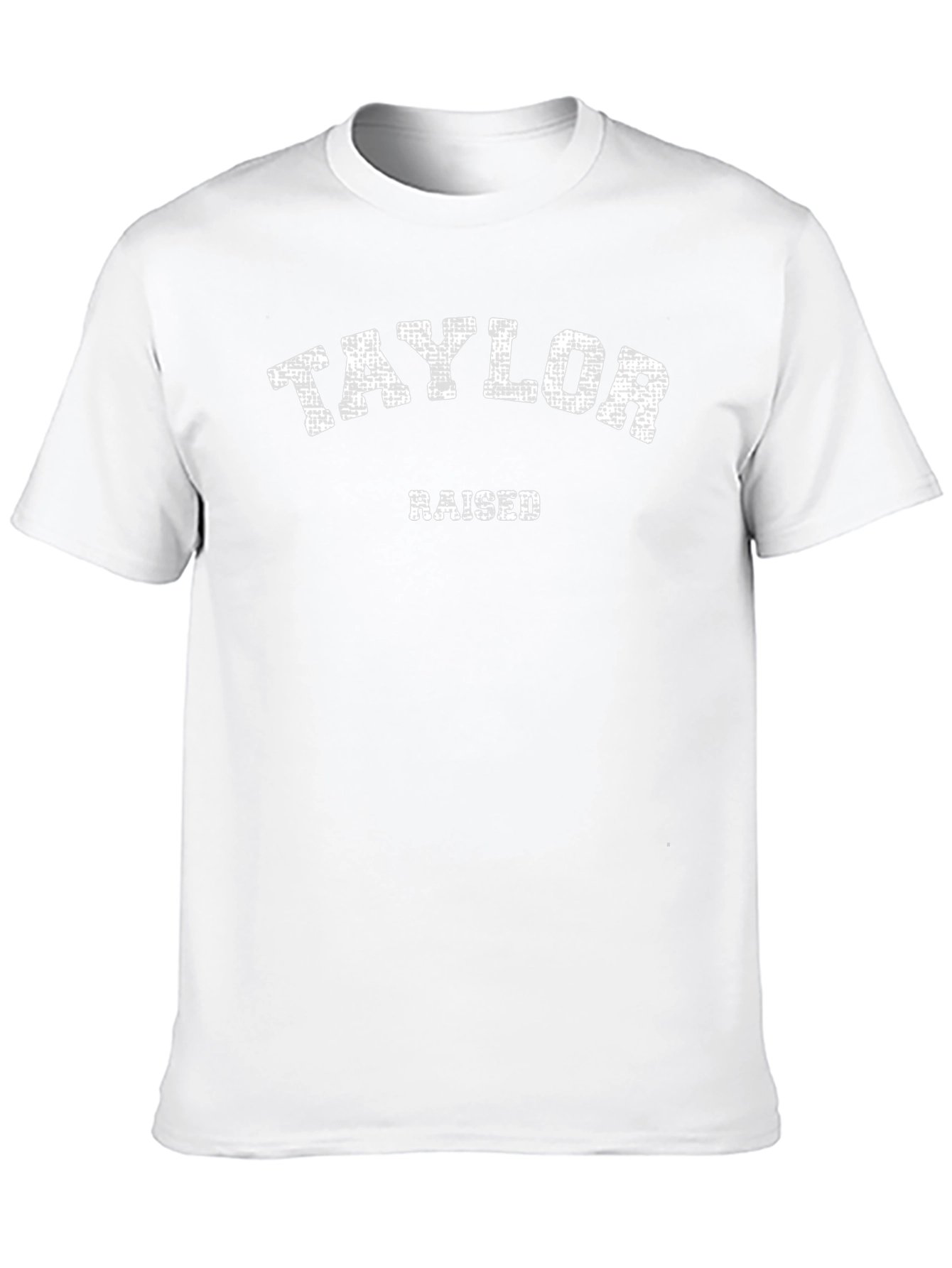 Taylor Raised Black T-Shirt - Distressed Graphic Tee