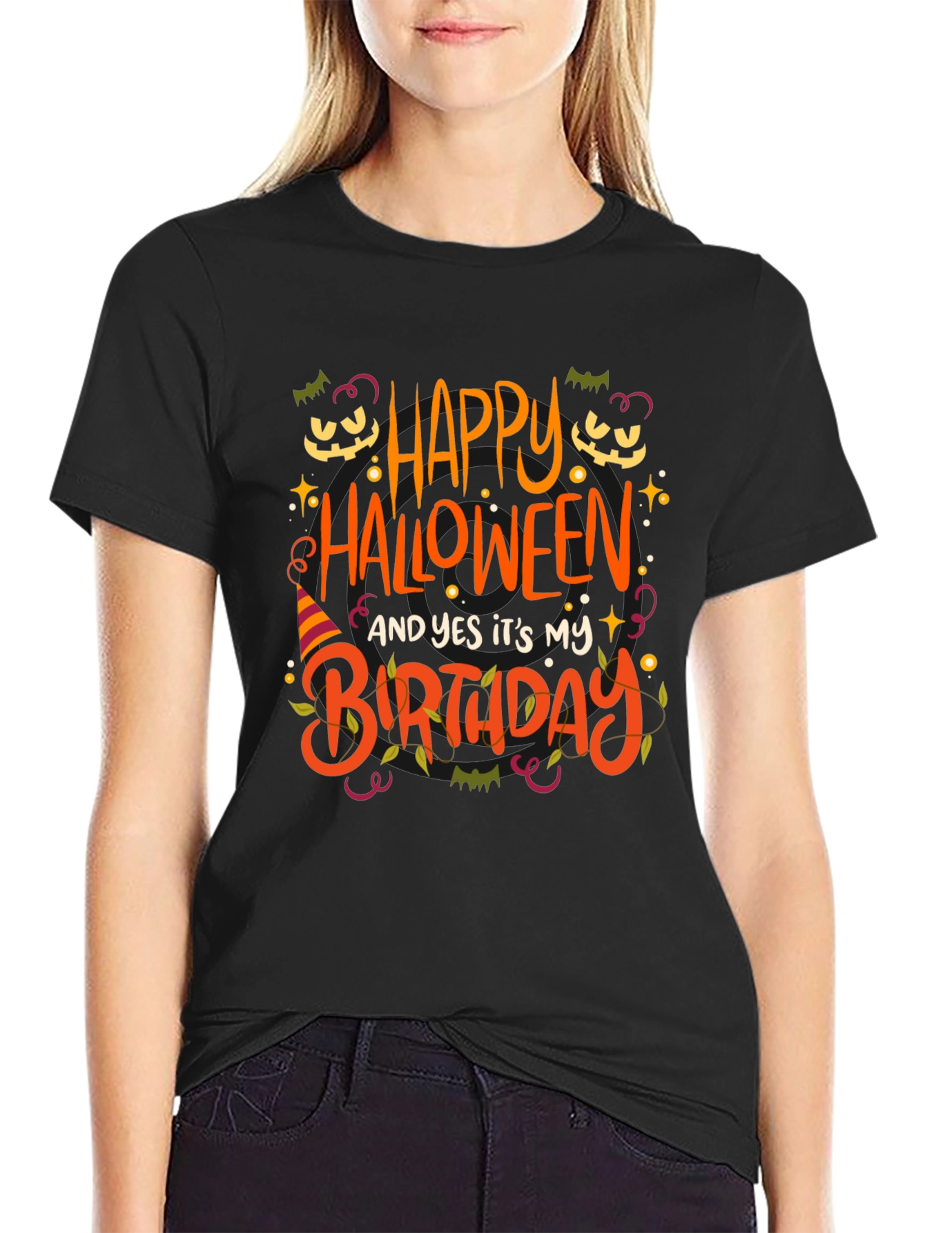 Happy Halloween and Yes Its My Birthday T-Shirt