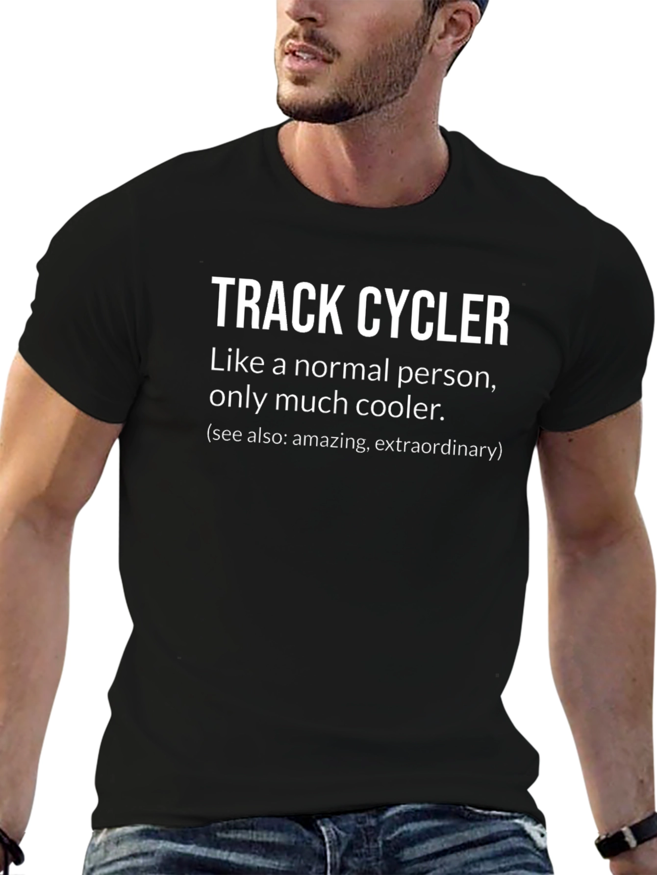 Track Cycler Cool Graphic T-Shirt