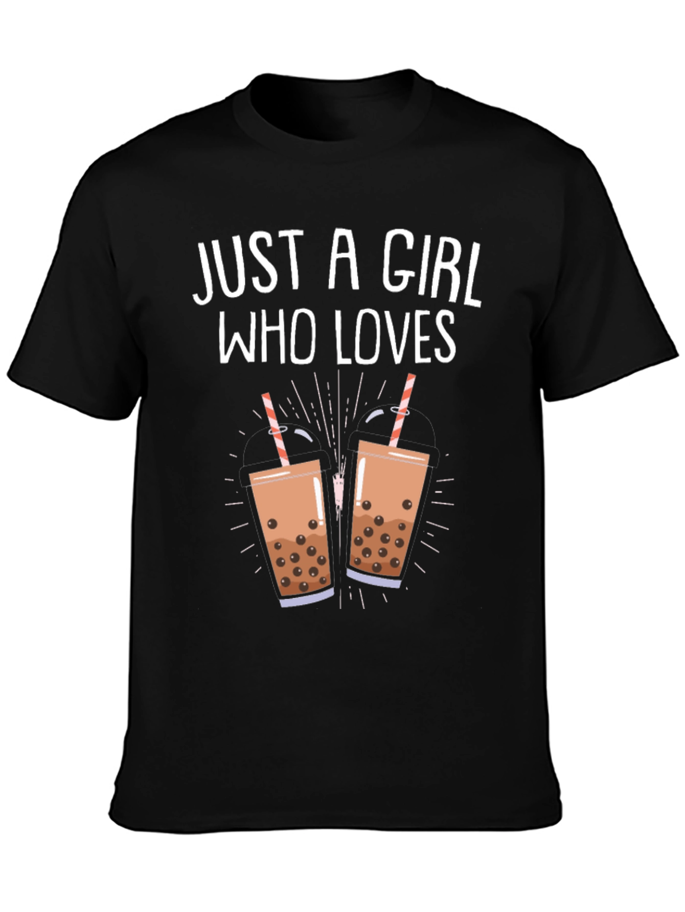 Just A Girl Who Loves Boba T-Shirt