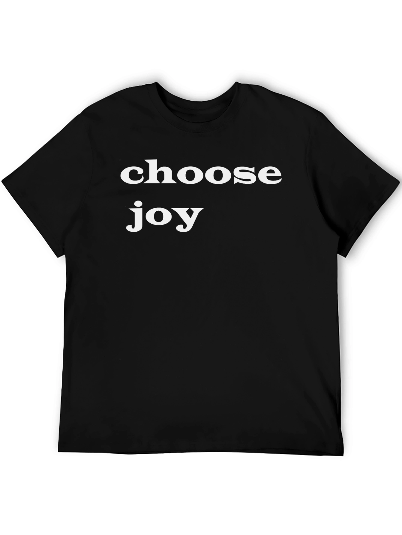 Choose Joy Black T-Shirt - Inspirational Graphic Tee