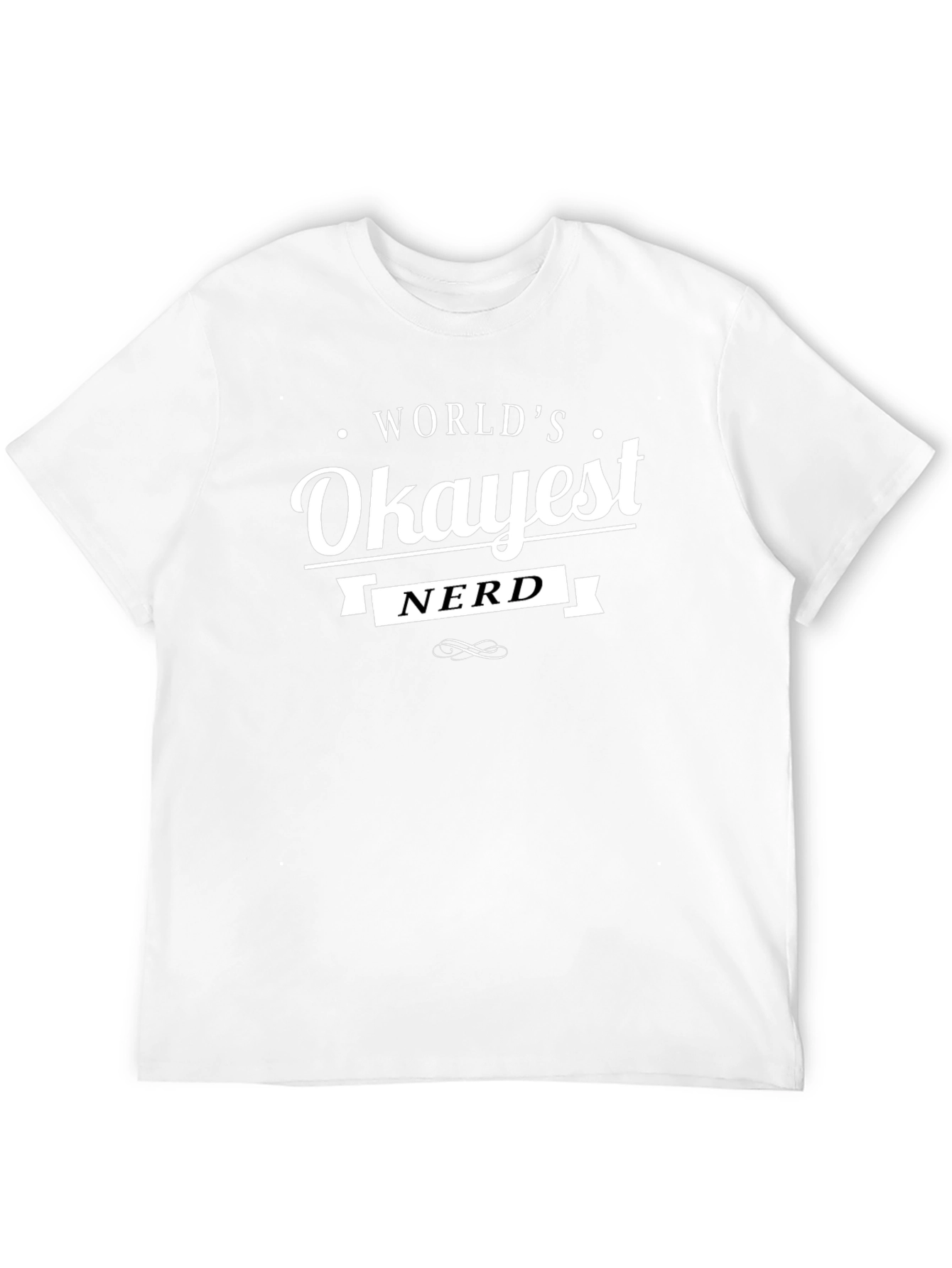 Worlds Okayest Nerd T-Shirt - Funny Geek Tee