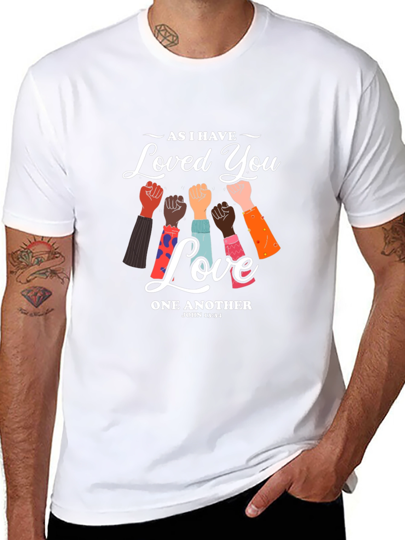 Love One Another T-Shirt - Inspirational Graphic Tee