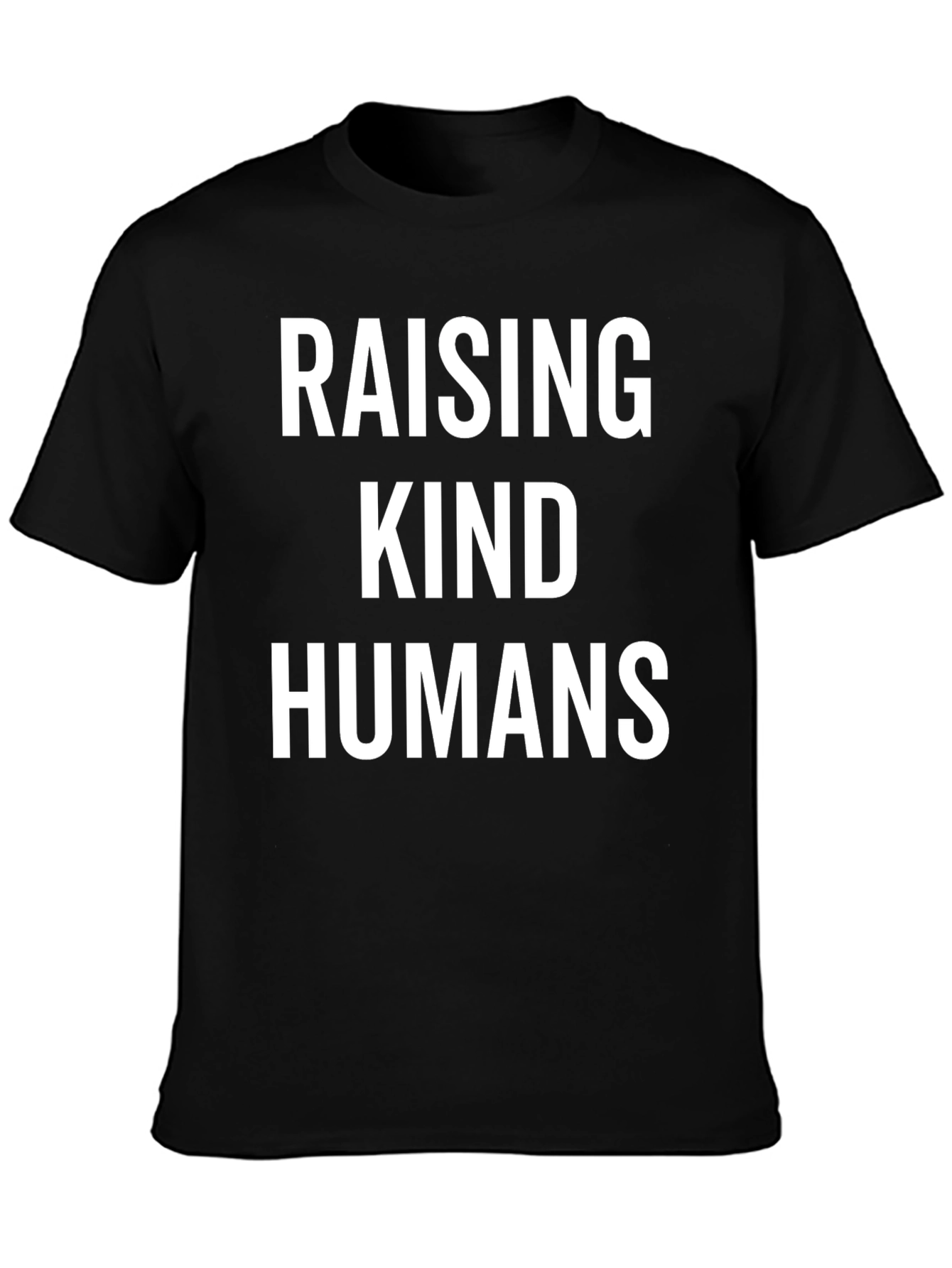 Raising Kind Humans Graphic Tee - Black