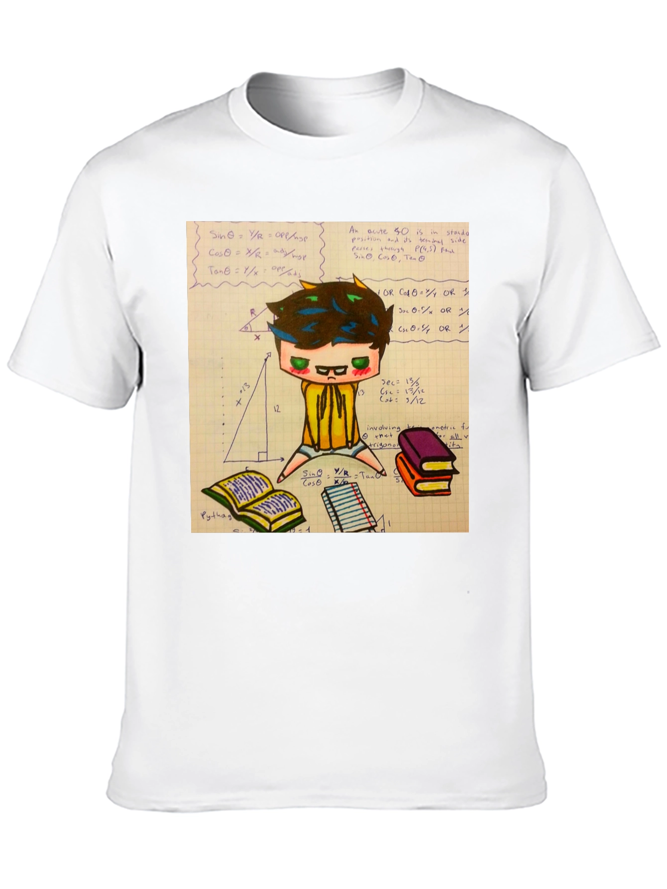 Math Geek Graphic Tee - Black