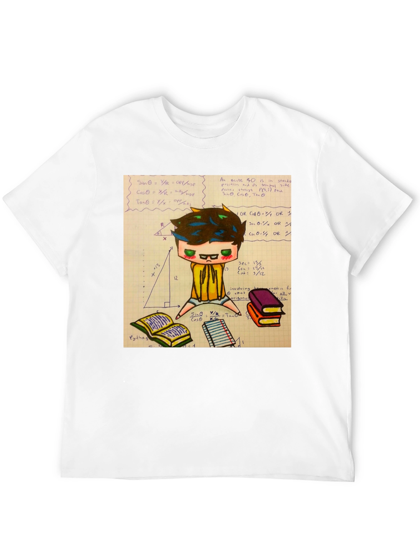 Math Geek Graphic Tee - Black