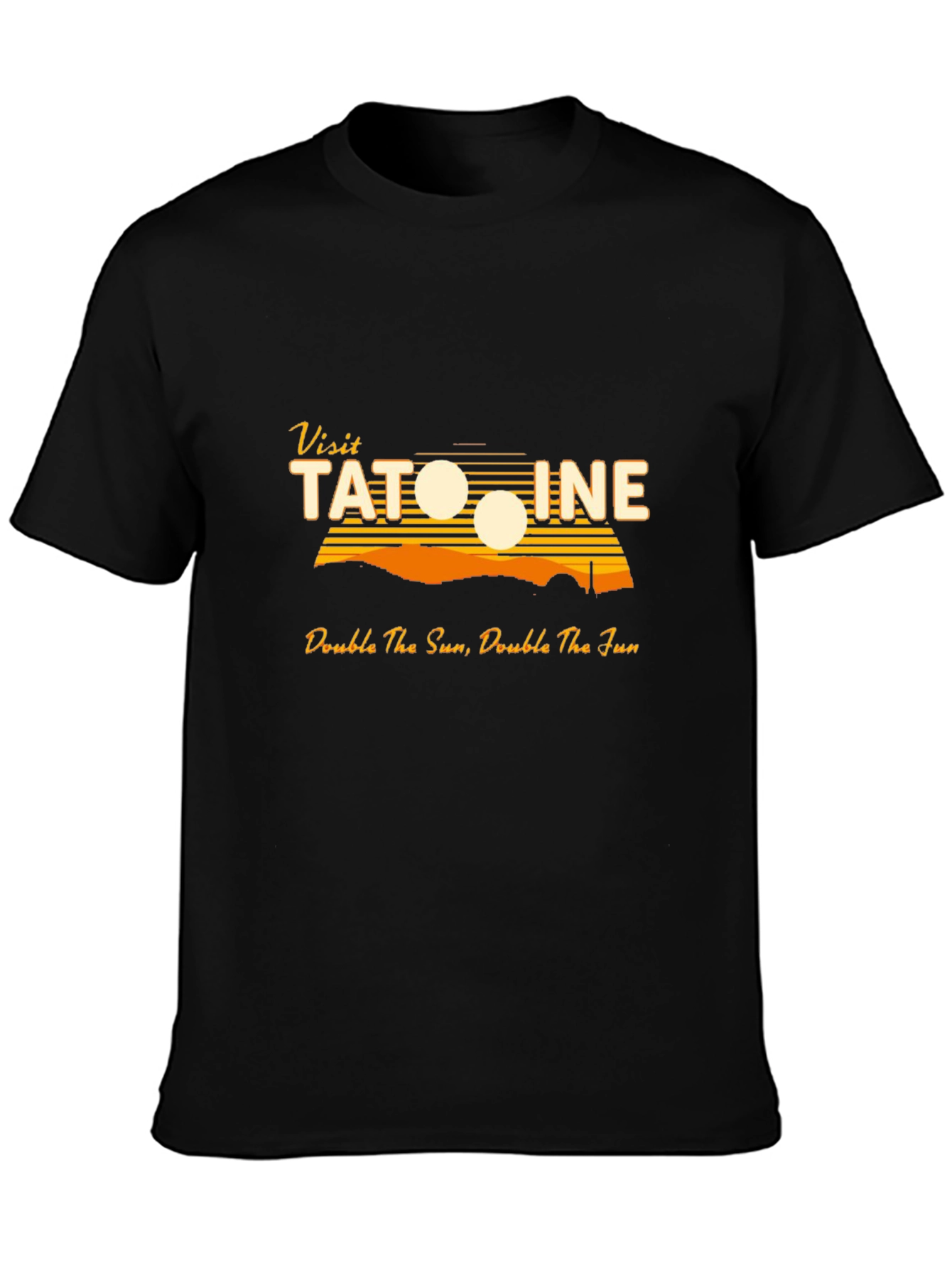 Visit Tatooine Star Wars Black T-Shirt