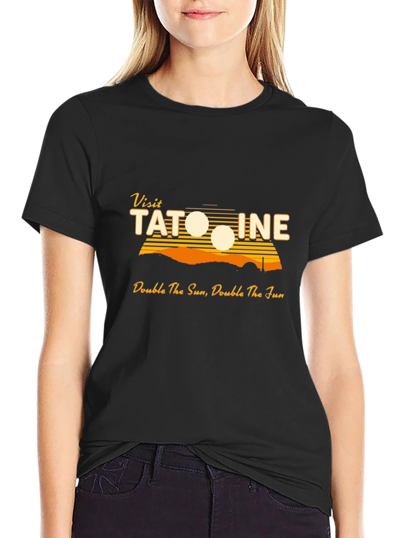 Visit Tatooine Star Wars Black T-Shirt