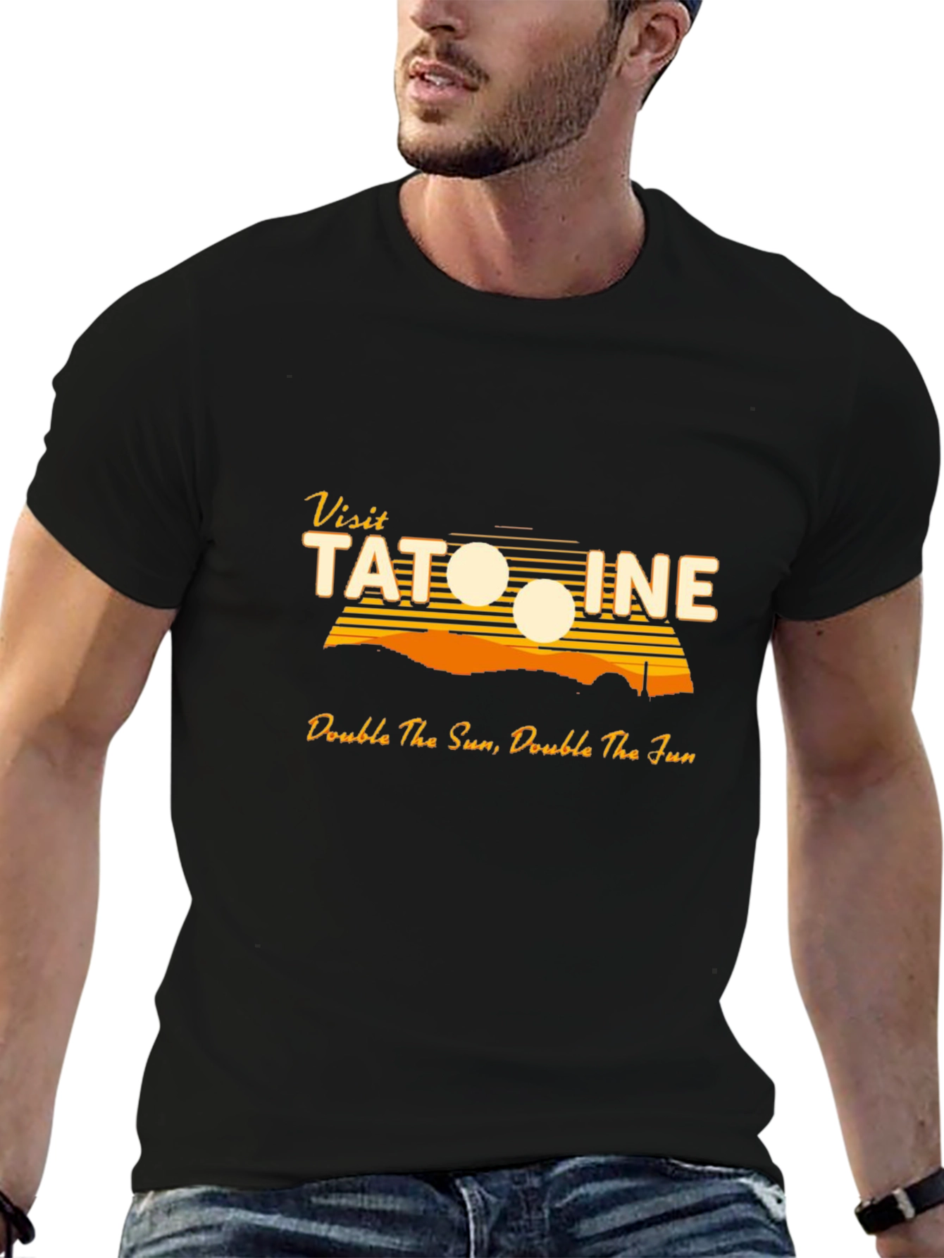 Visit Tatooine Star Wars Black T-Shirt