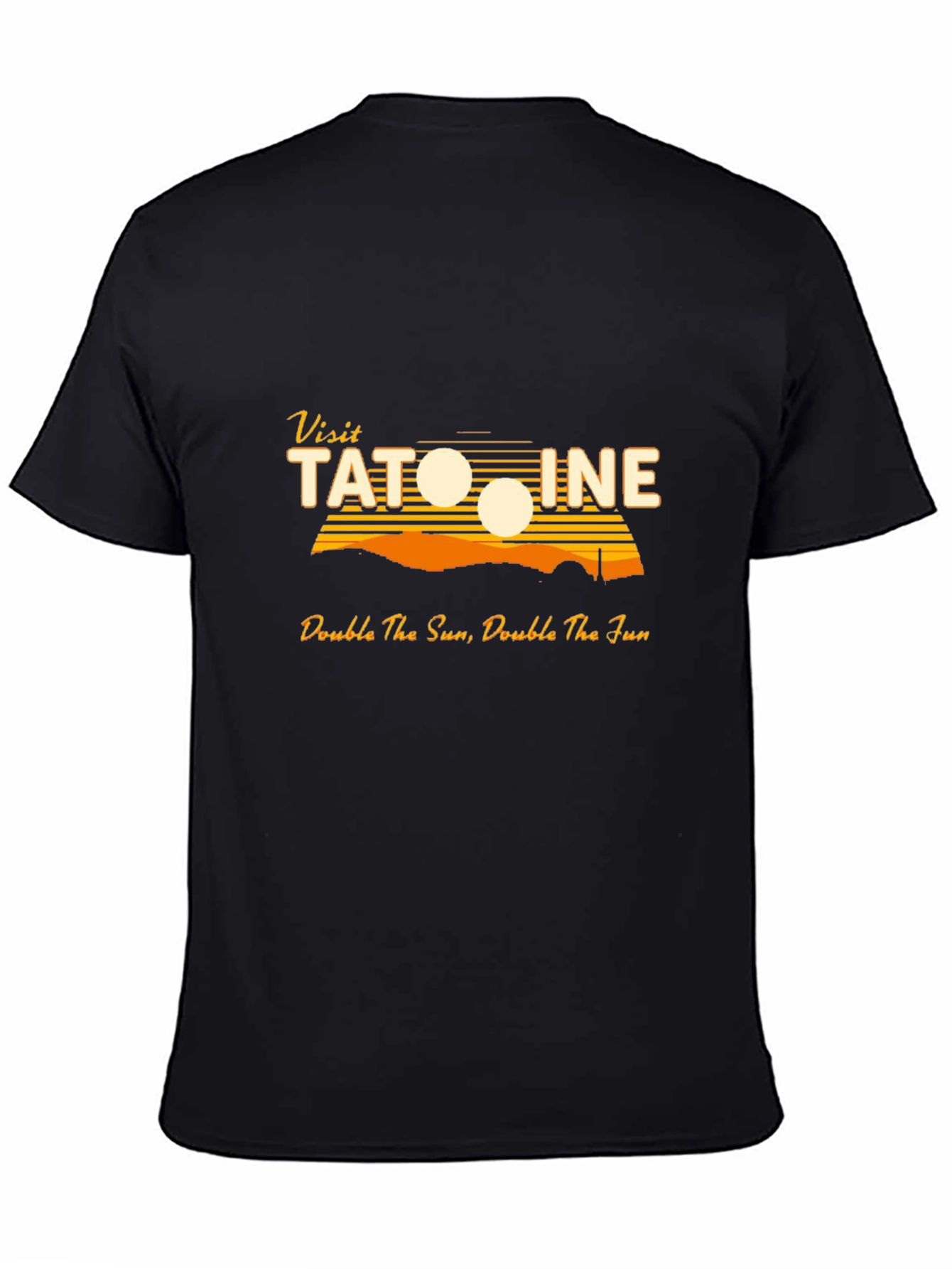 Visit Tatooine Star Wars Black T-Shirt