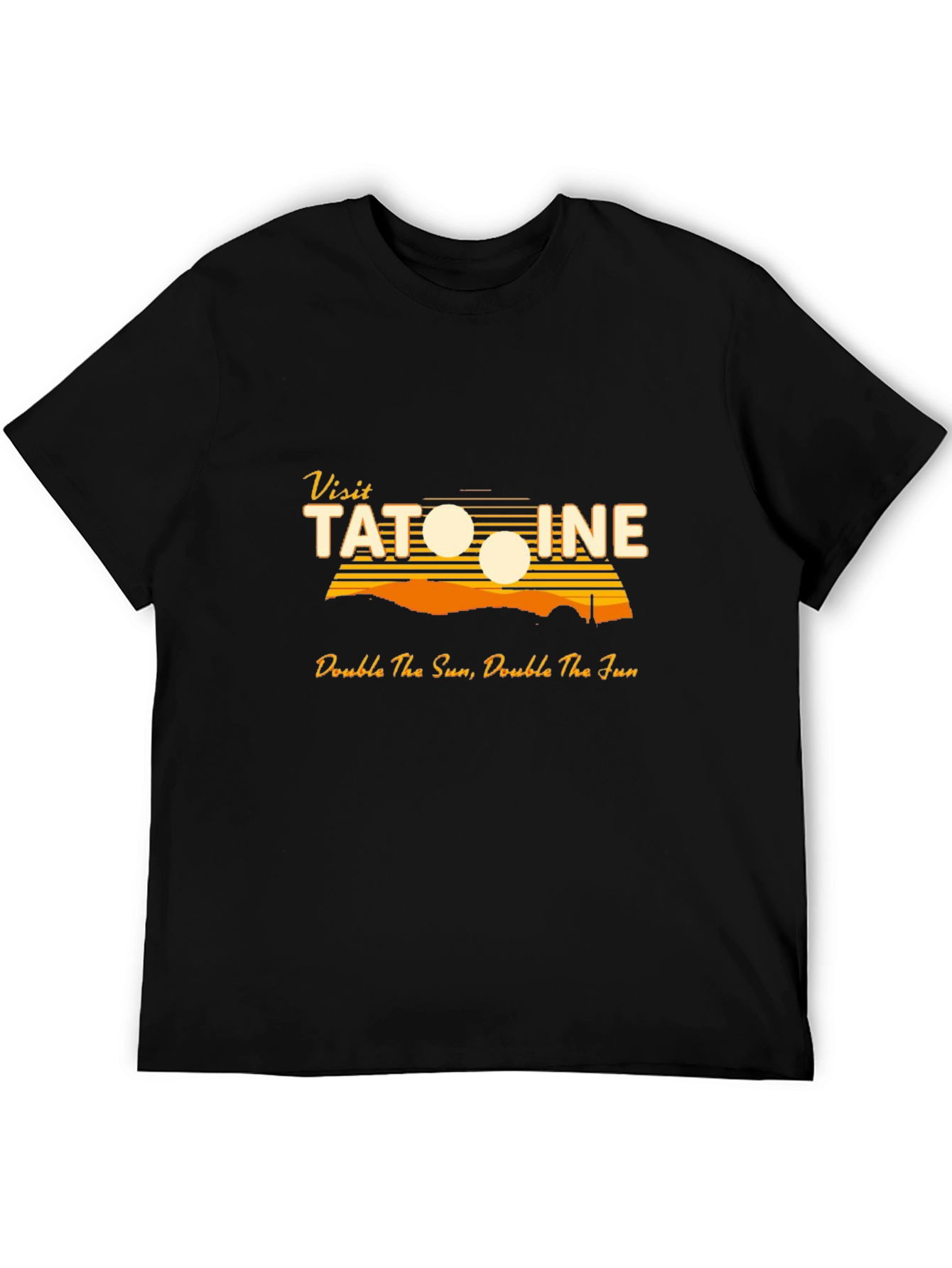 Visit Tatooine Star Wars Black T-Shirt