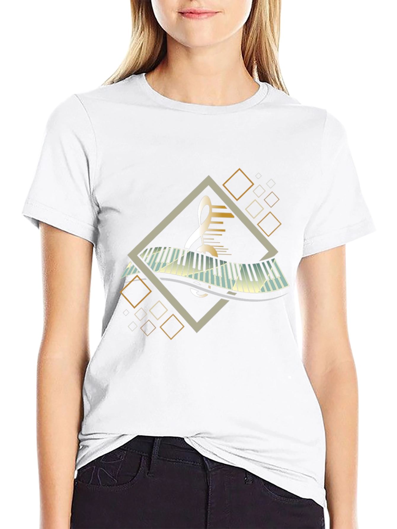 Musical Keyboard T-Shirt - Unique Music Lover Gift