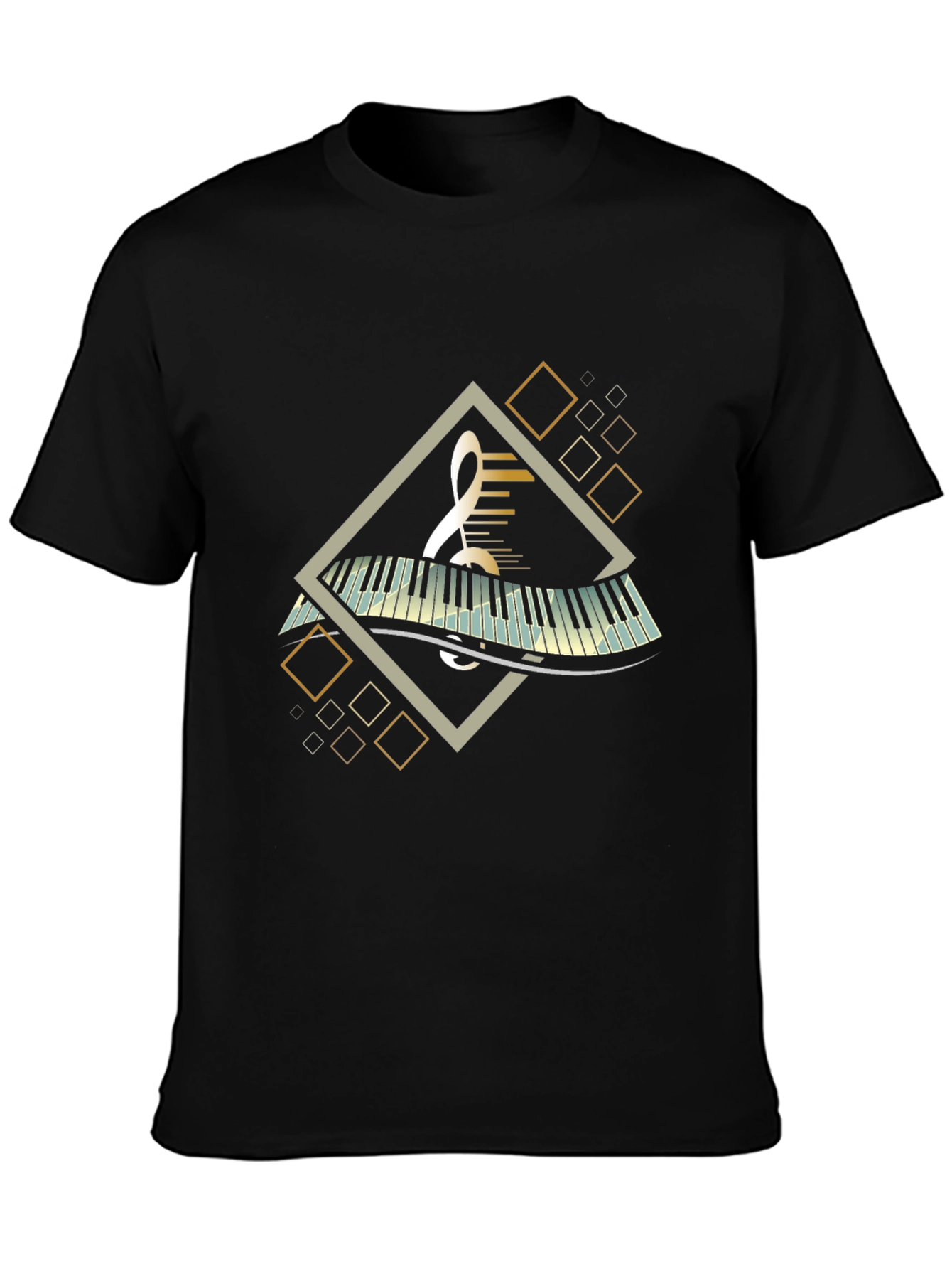 Musical Keyboard T-Shirt - Unique Music Lover Gift