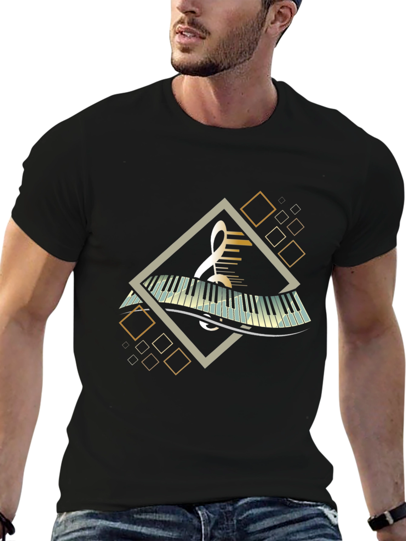 Musical Keyboard T-Shirt - Unique Music Lover Gift