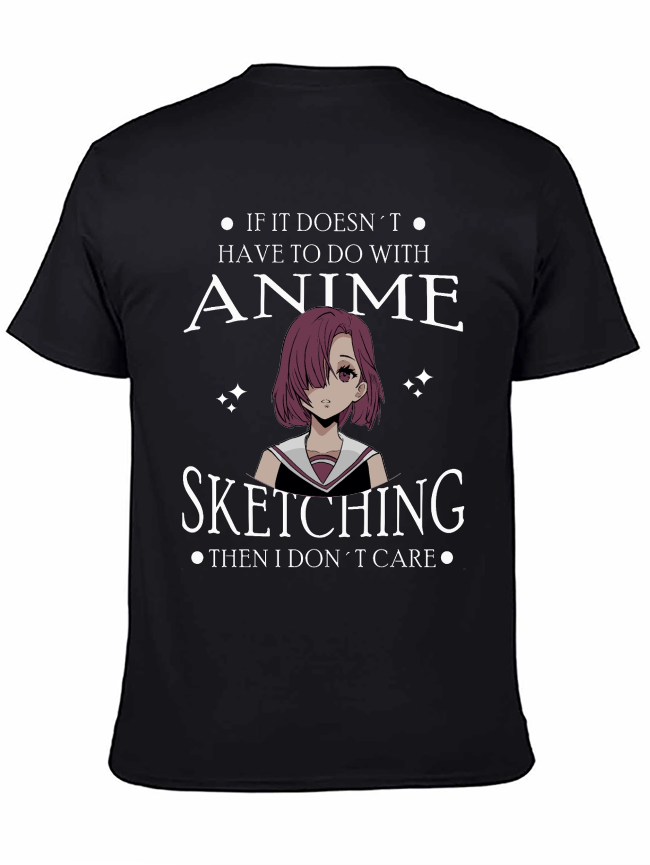Anime Sketching T-Shirt - Otaku Style