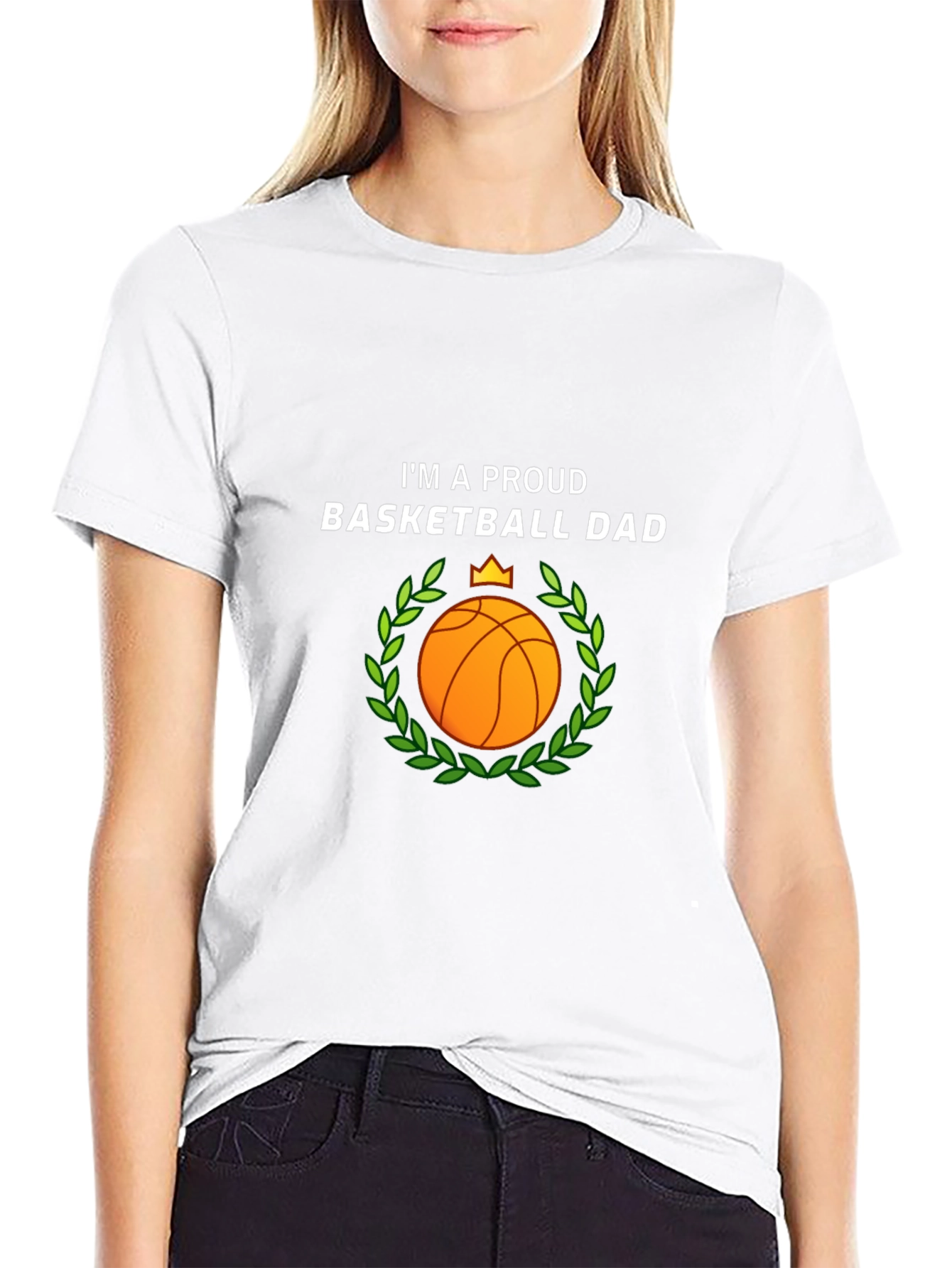 Proud Basketball Dad Graphic T-Shirt