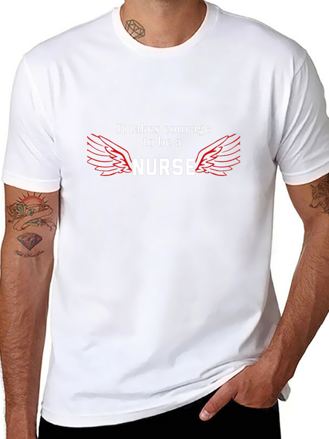 Courage Nurse Graphic Tee