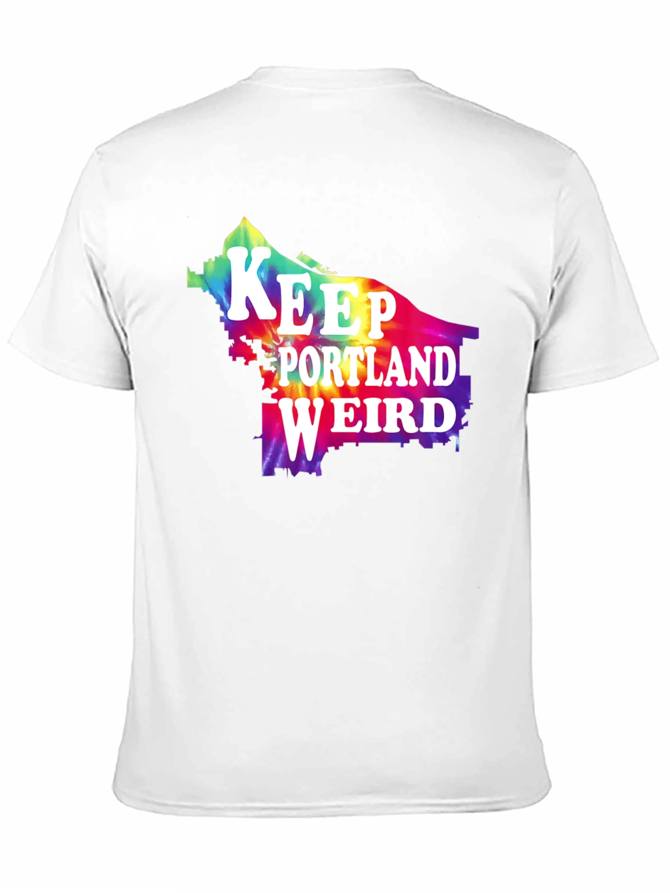 Keep Portland Weird Tie Dye Graphic Tee