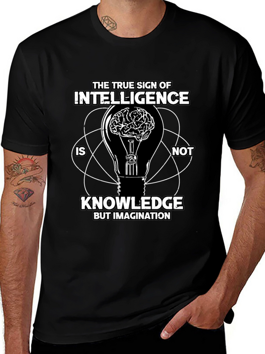 Intelligence Imagination Graphic T-Shirt