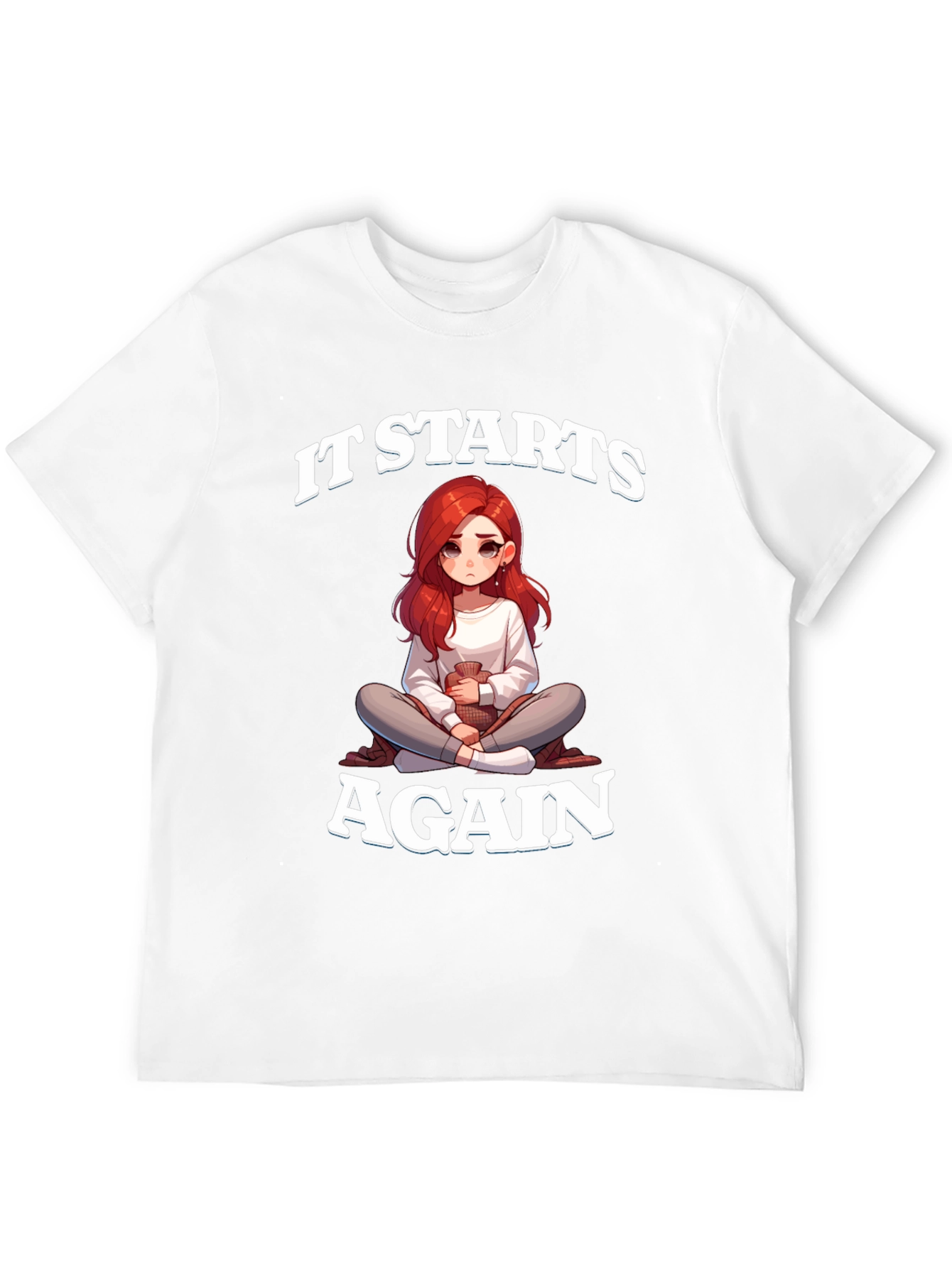 It Starts Again Graphic Tee - Black Casual T-Shirt
