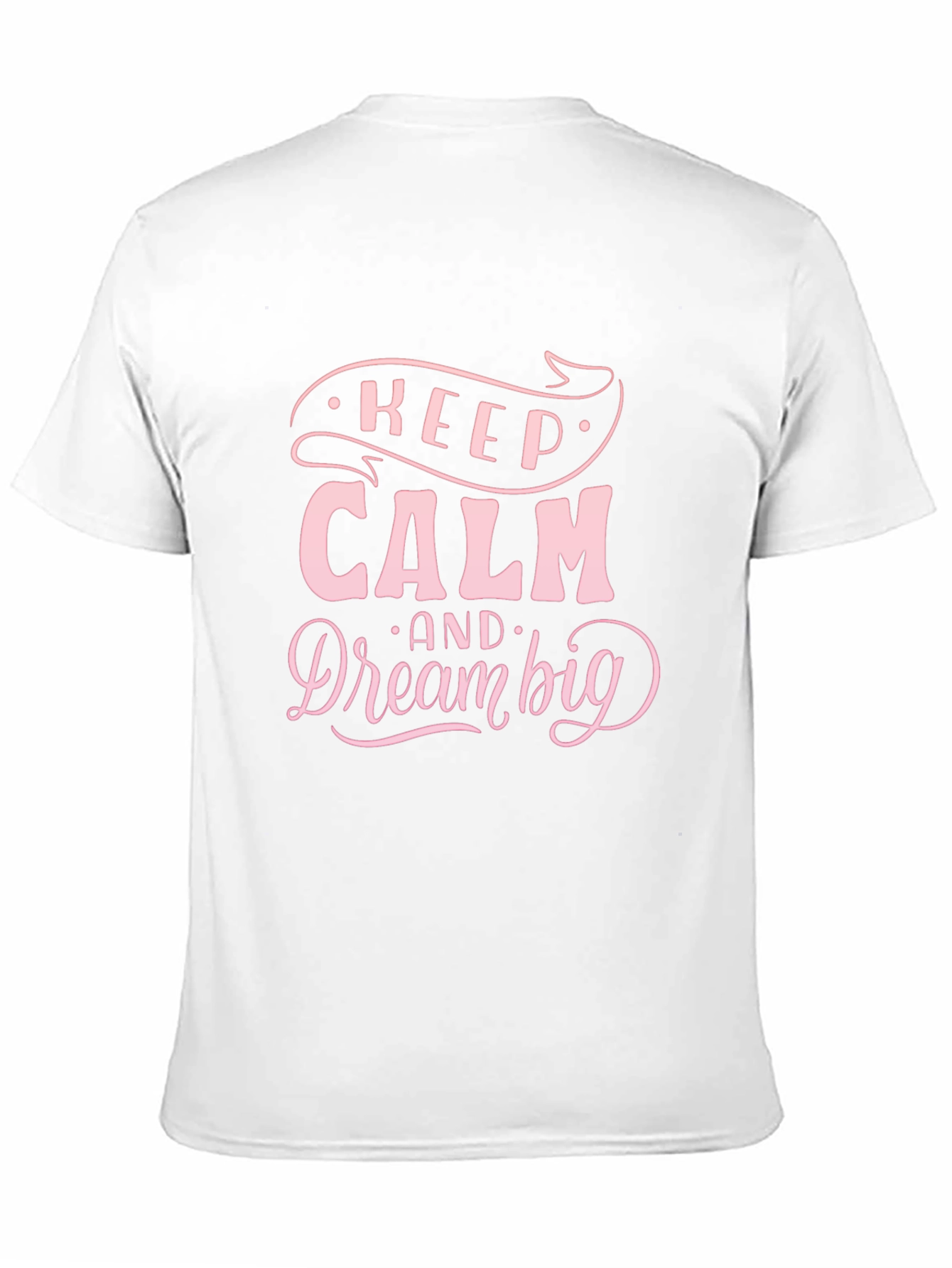 Keep Calm & Dream Big Black T-Shirt